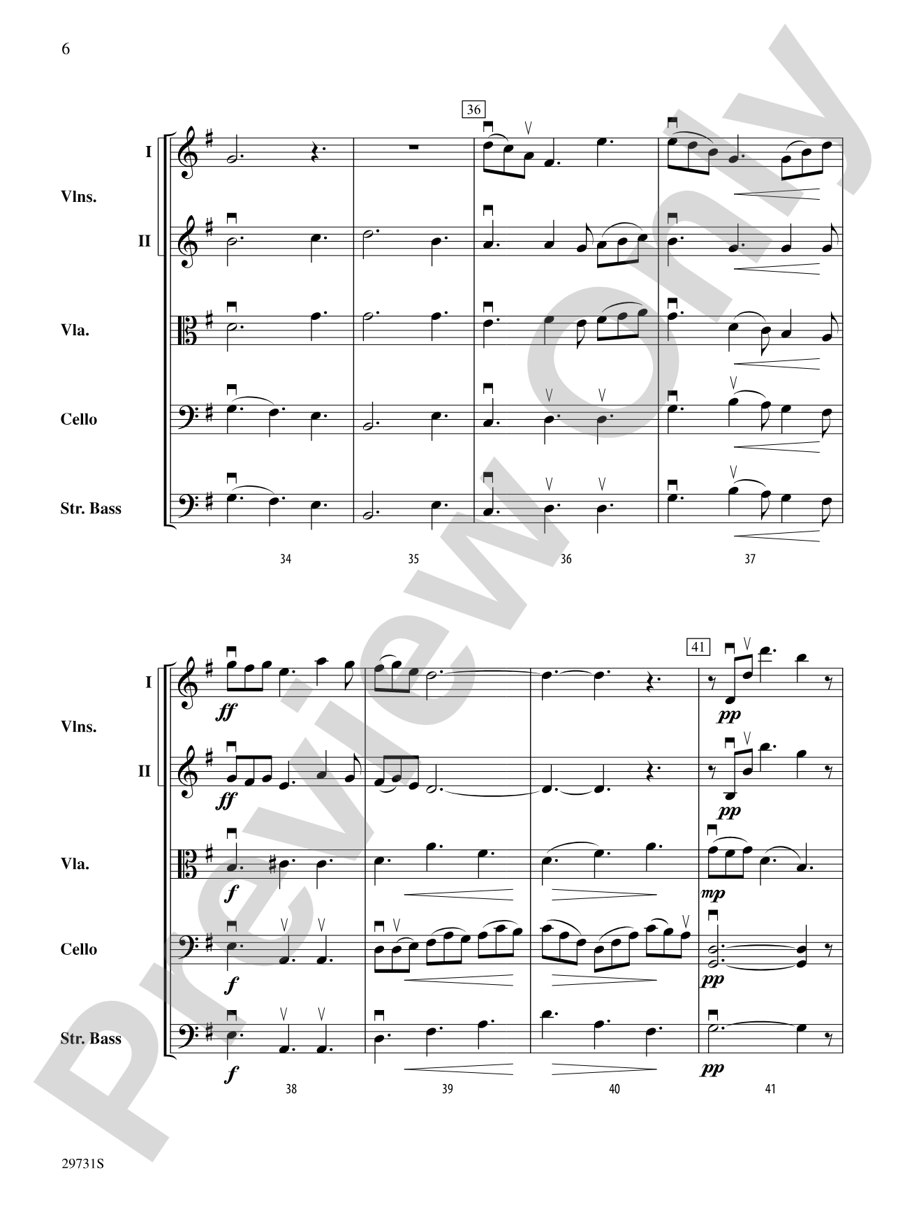 Beautiful Dreamer: String Orchestra Conductor Score & Parts