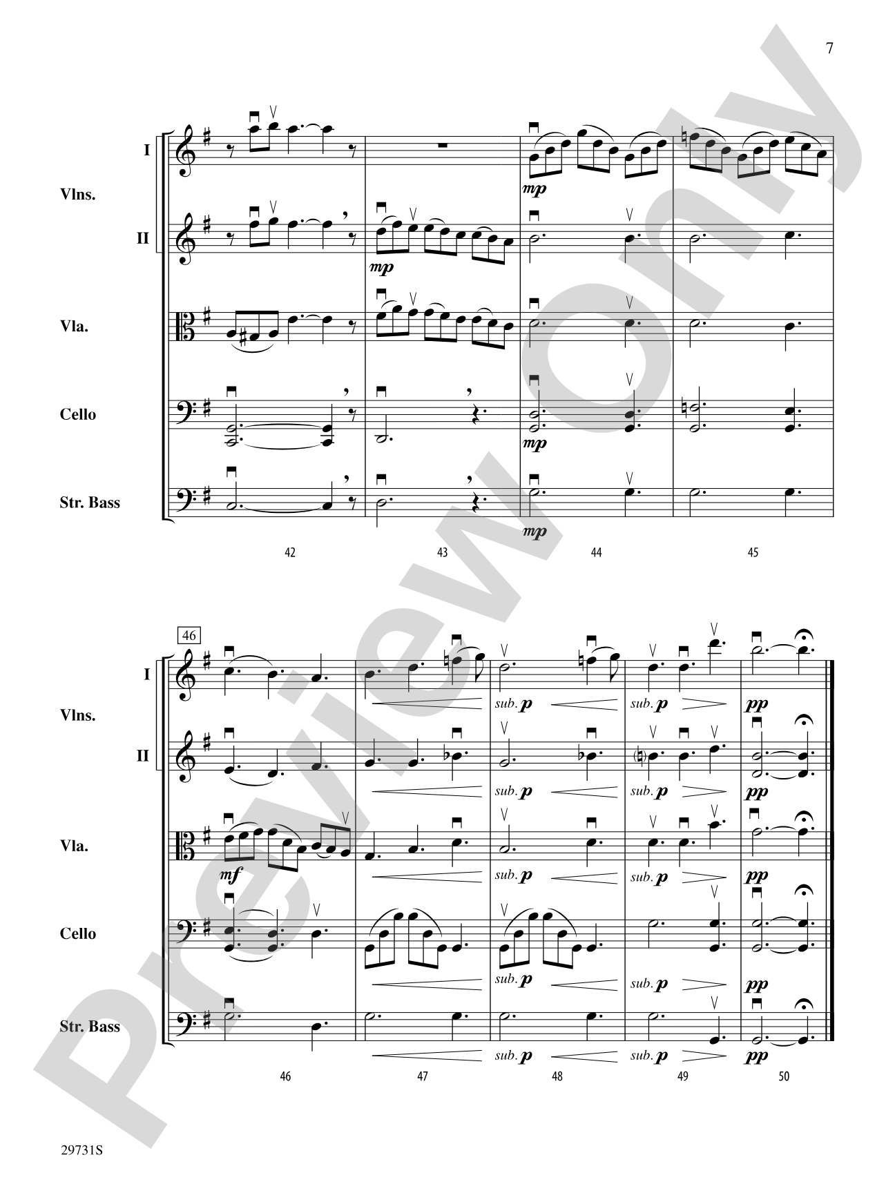 Beautiful Dreamer: String Orchestra Conductor Score & Parts