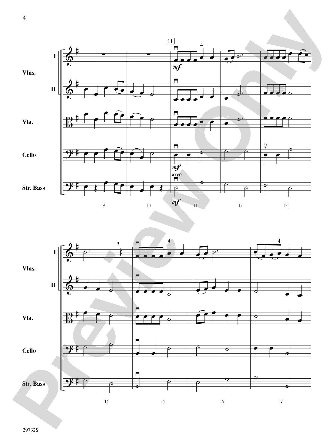 Dona Dona: String Orchestra Conductor Score & Parts