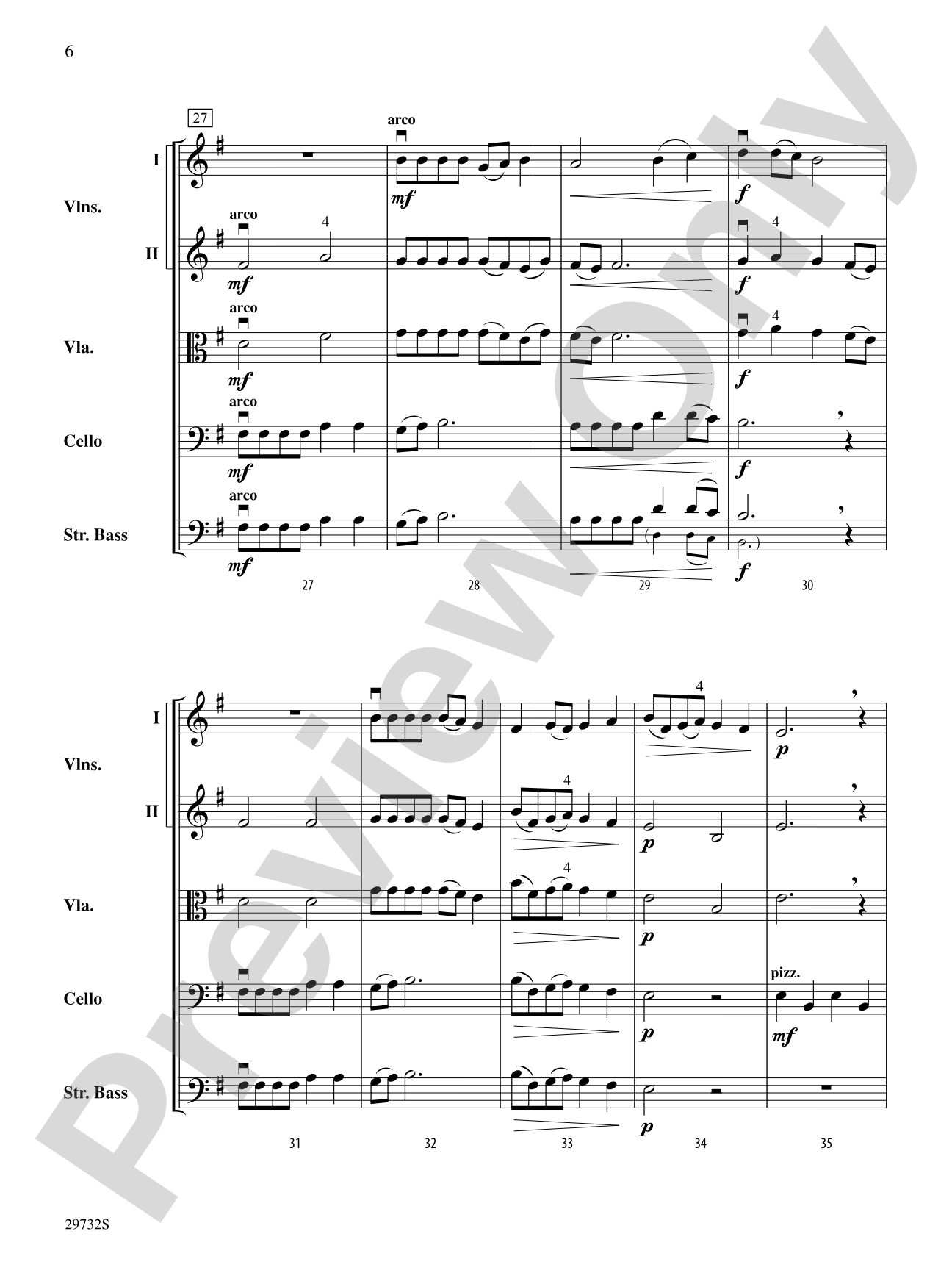 Dona Dona: String Orchestra Conductor Score & Parts
