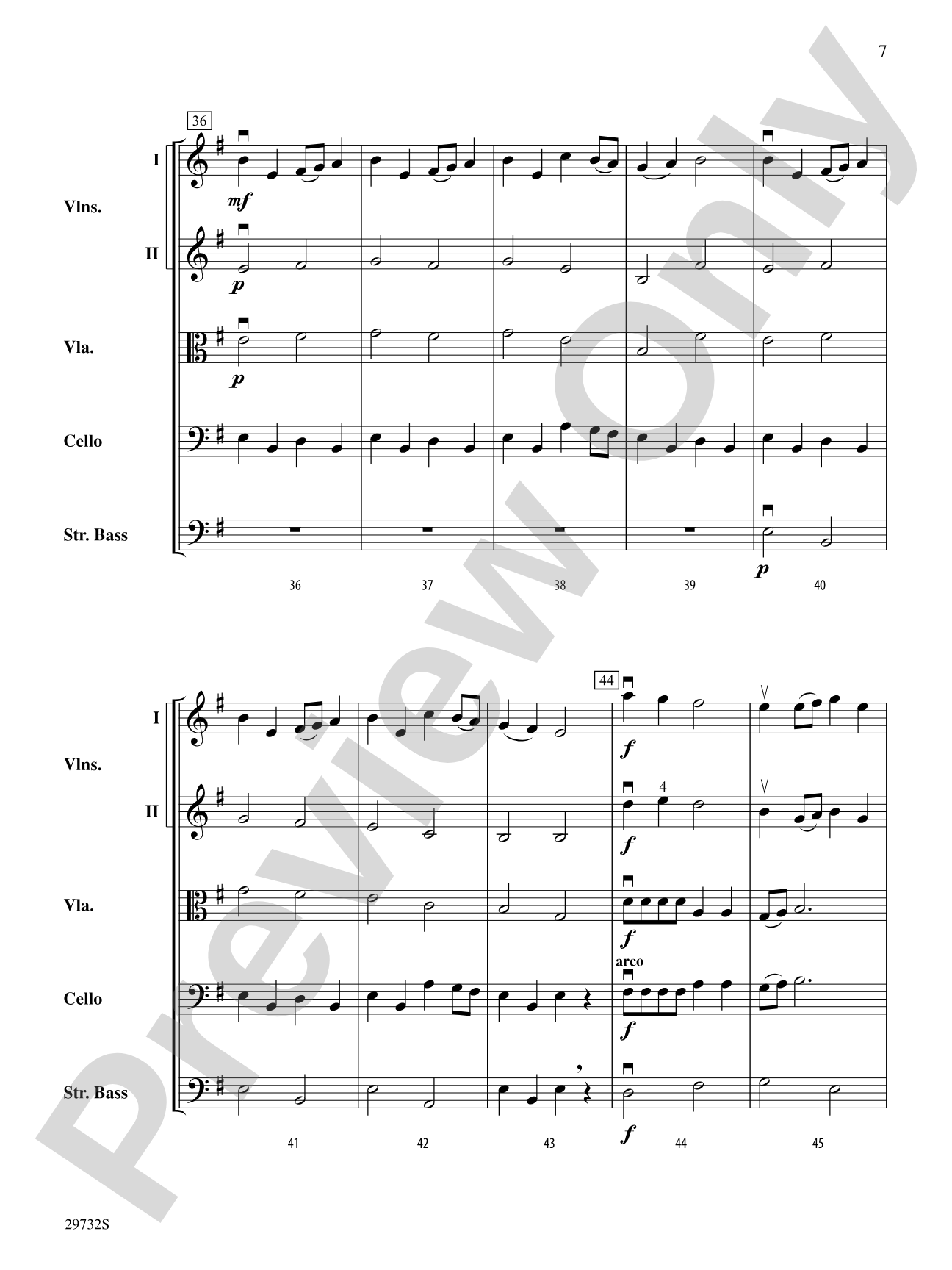 Dona Dona: String Orchestra Conductor Score & Parts