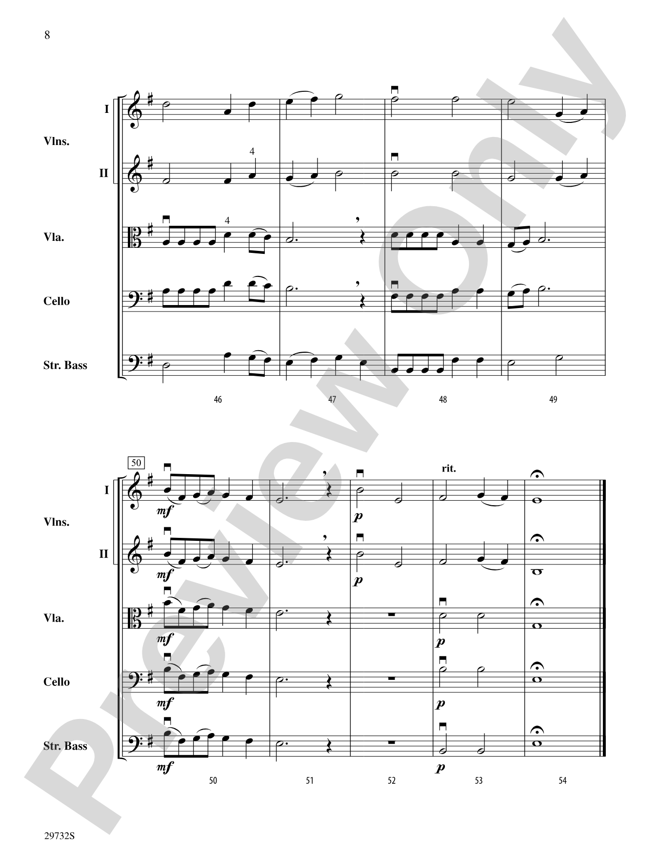 Dona Dona: String Orchestra Conductor Score & Parts