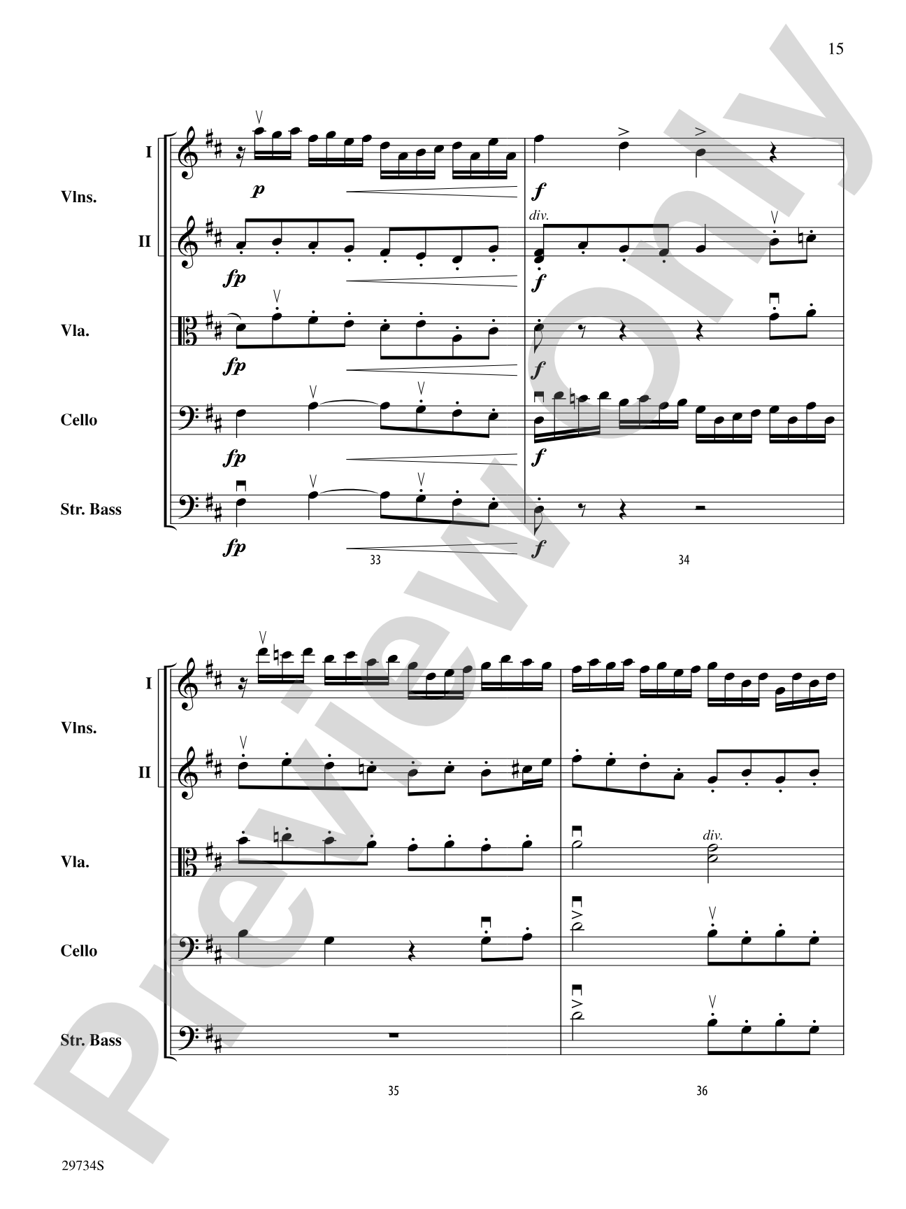 Adagio and Allegro (from Sonata No. 4 in D major, Op. 1, No. 13): String Orchestra Conductor Score & Parts