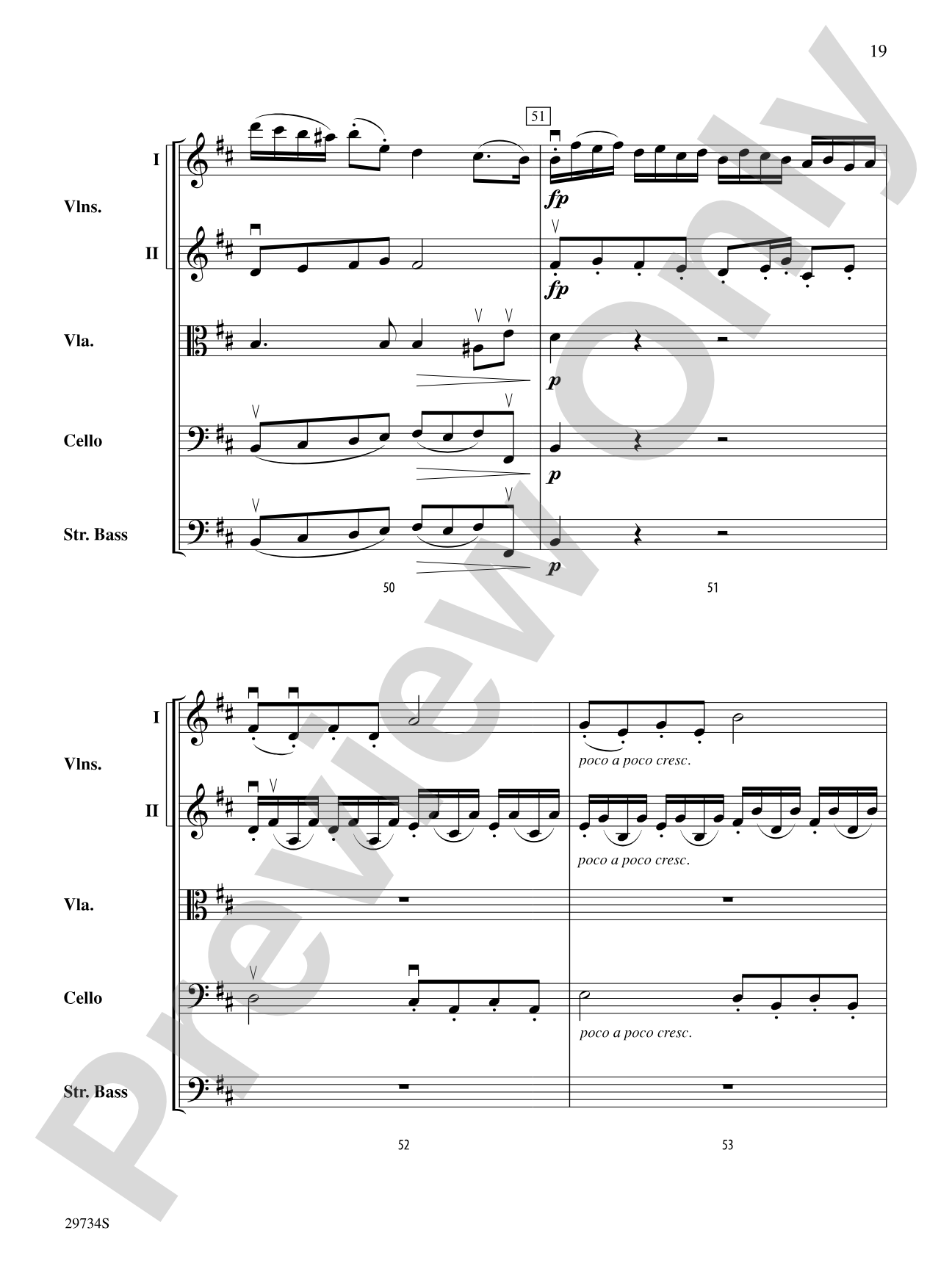 Adagio and Allegro (from Sonata No. 4 in D major, Op. 1, No. 13): String Orchestra Conductor Score & Parts