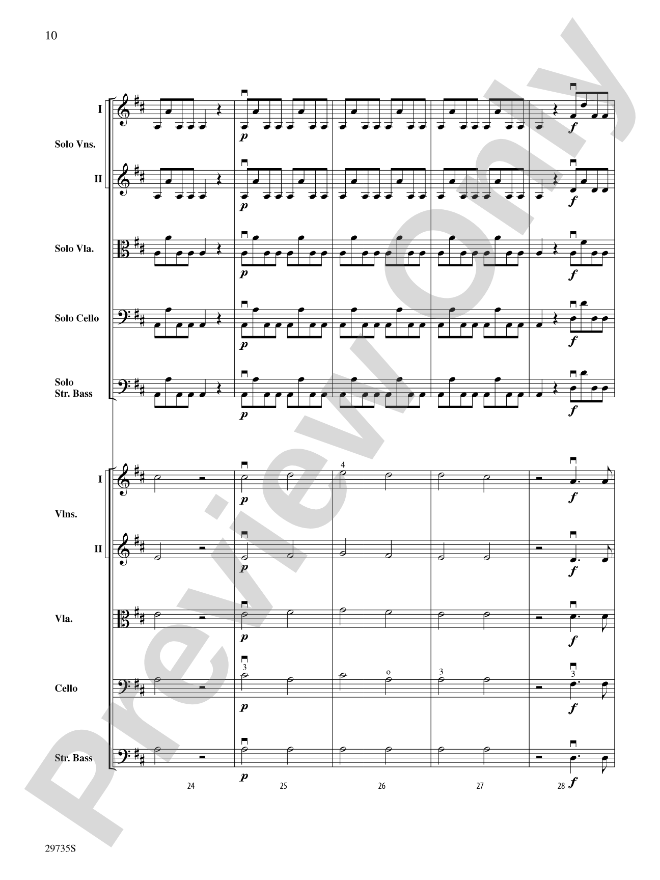 Gloria In Excelsis Deo: Score