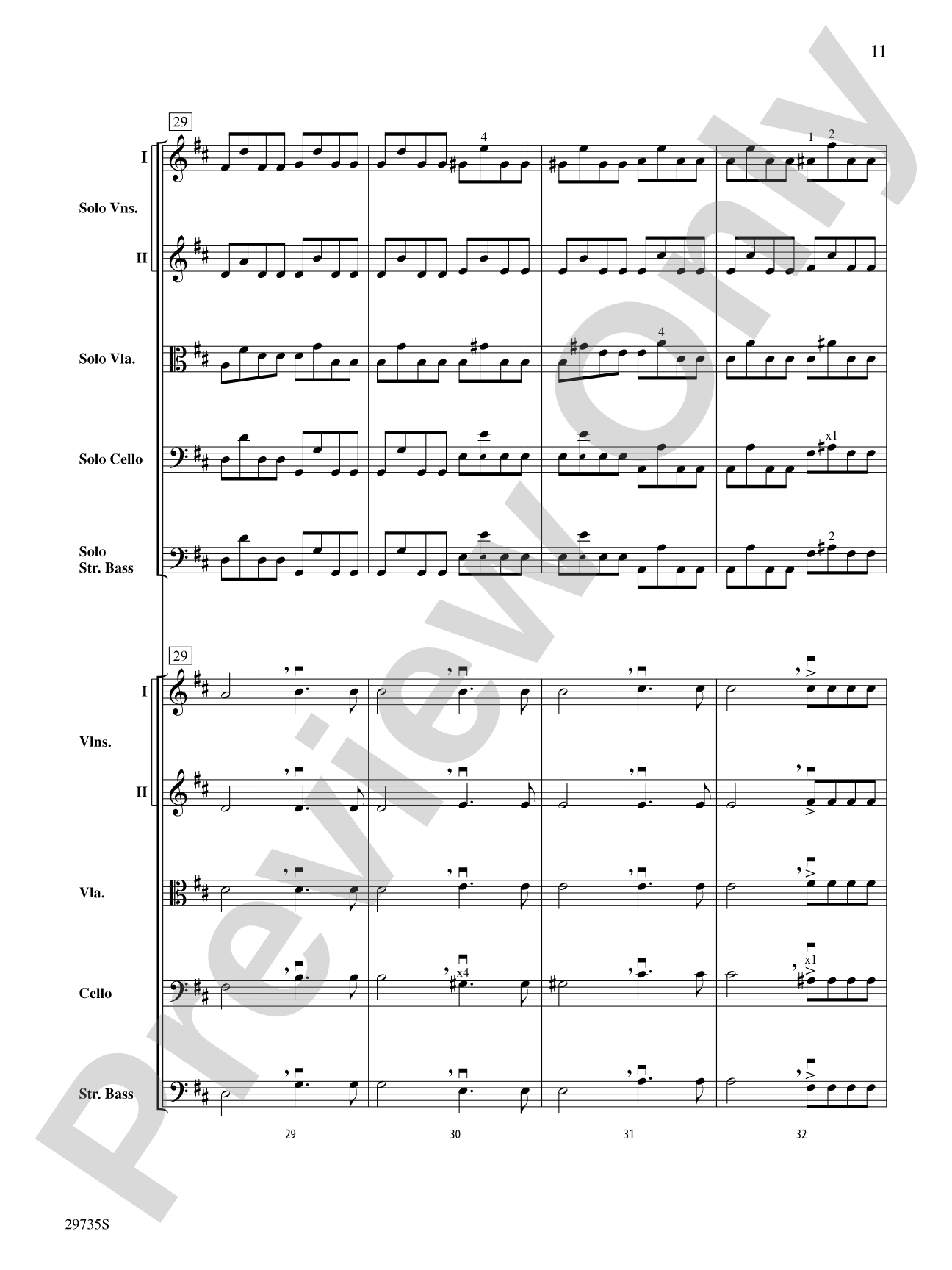 Gloria In Excelsis Deo: Score