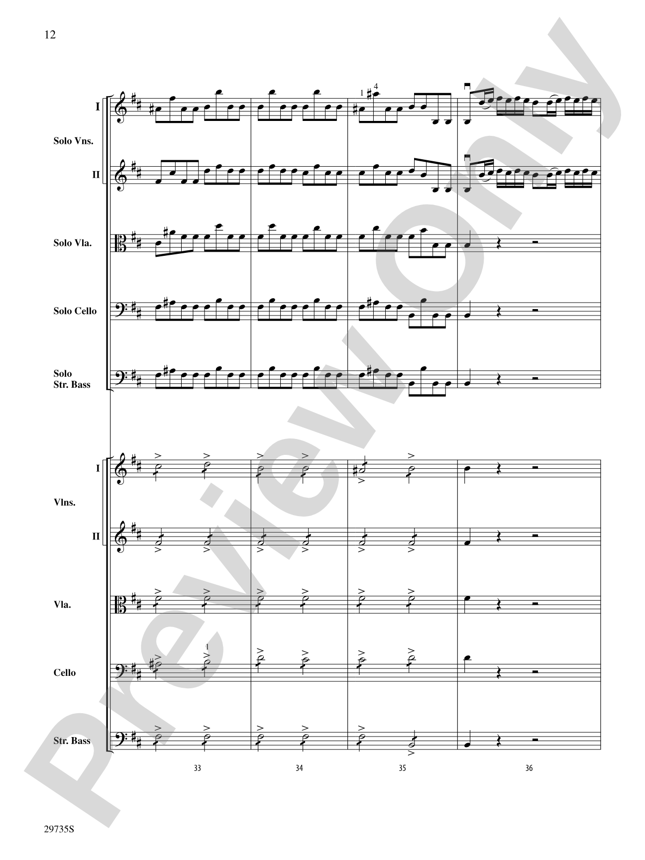 Gloria In Excelsis Deo: Score