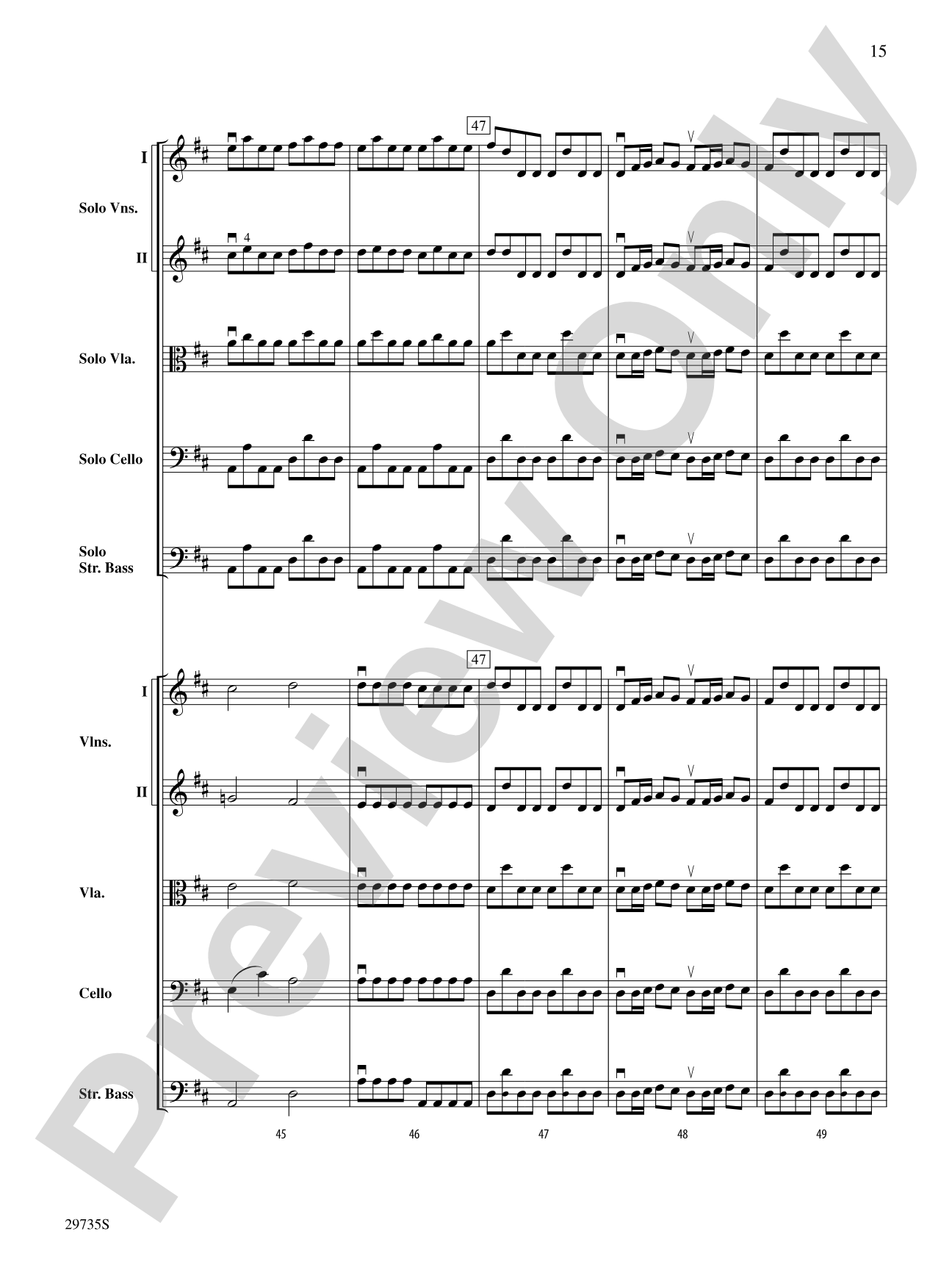 Gloria In Excelsis Deo: Score