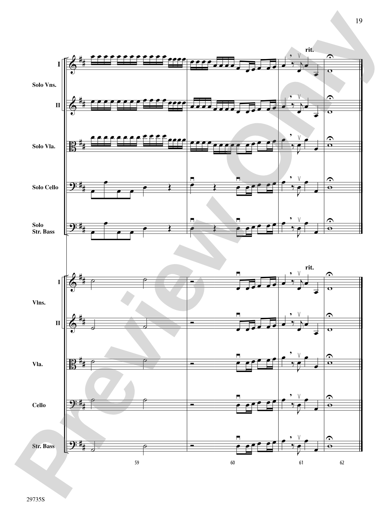 Gloria In Excelsis Deo: Score