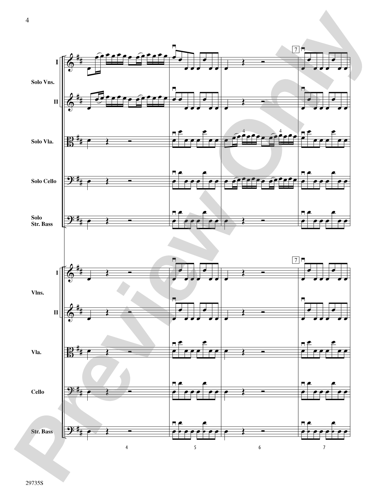 Gloria In Excelsis Deo: Score