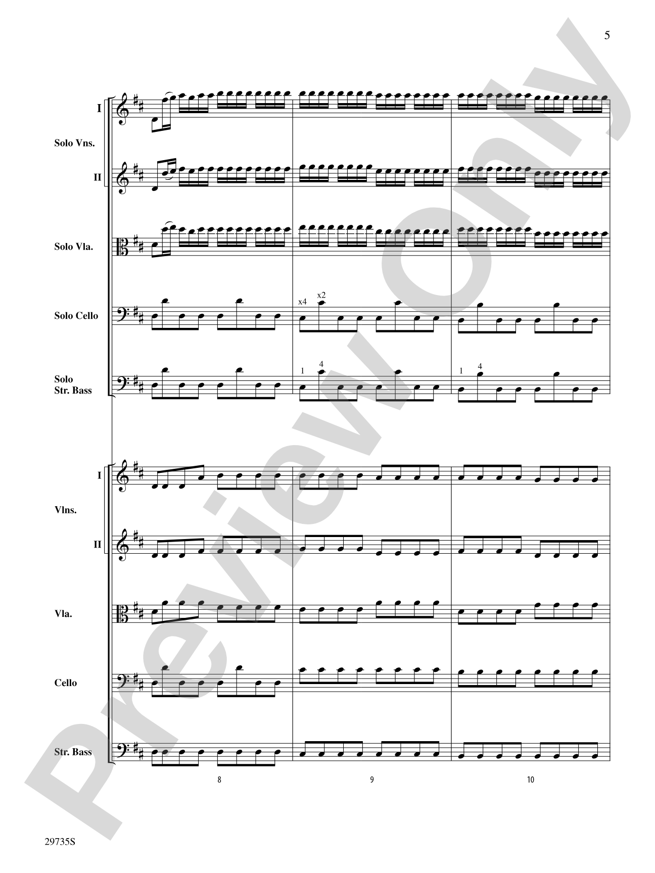 Gloria In Excelsis Deo: Score