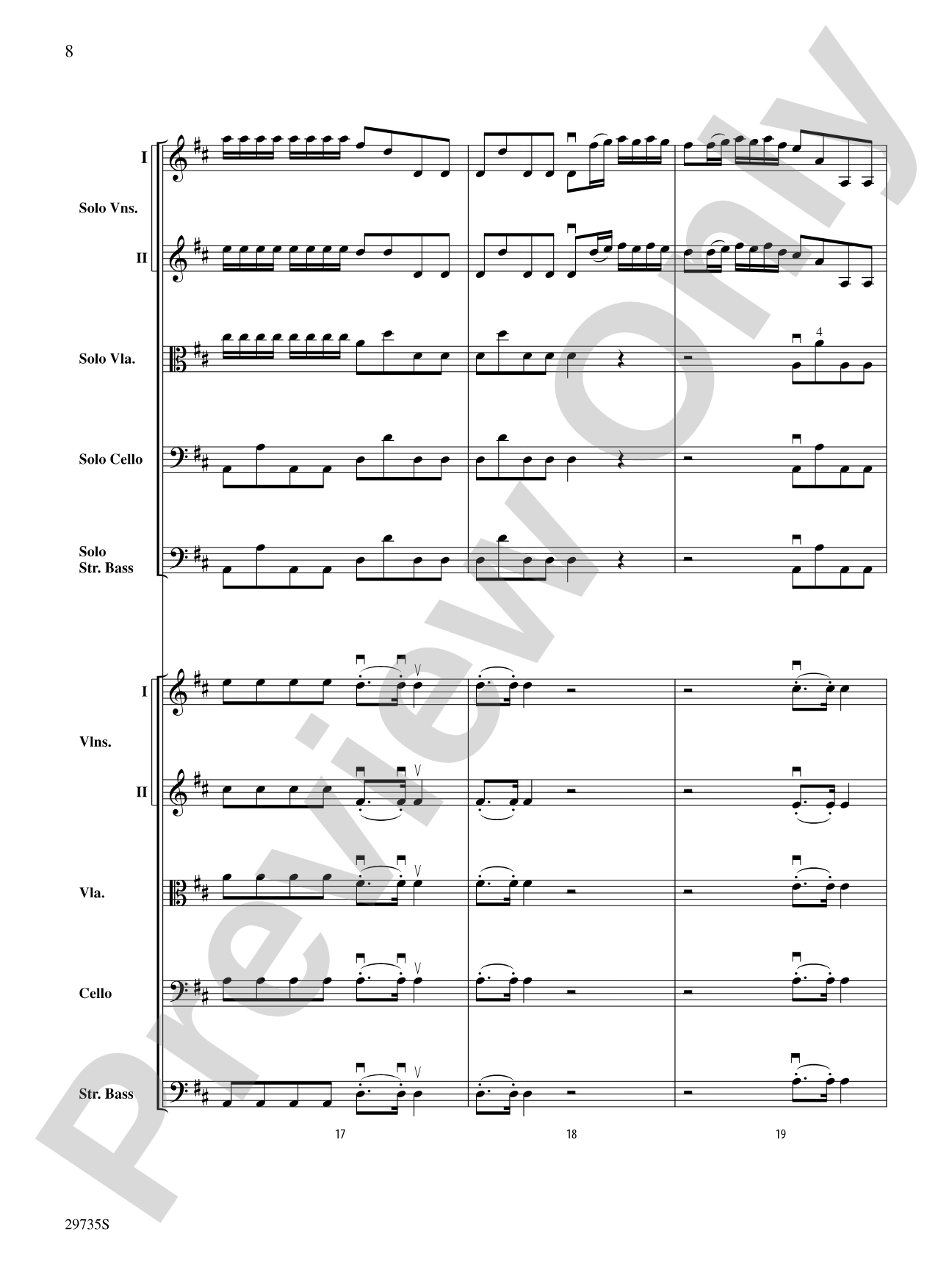 Gloria In Excelsis Deo: Score