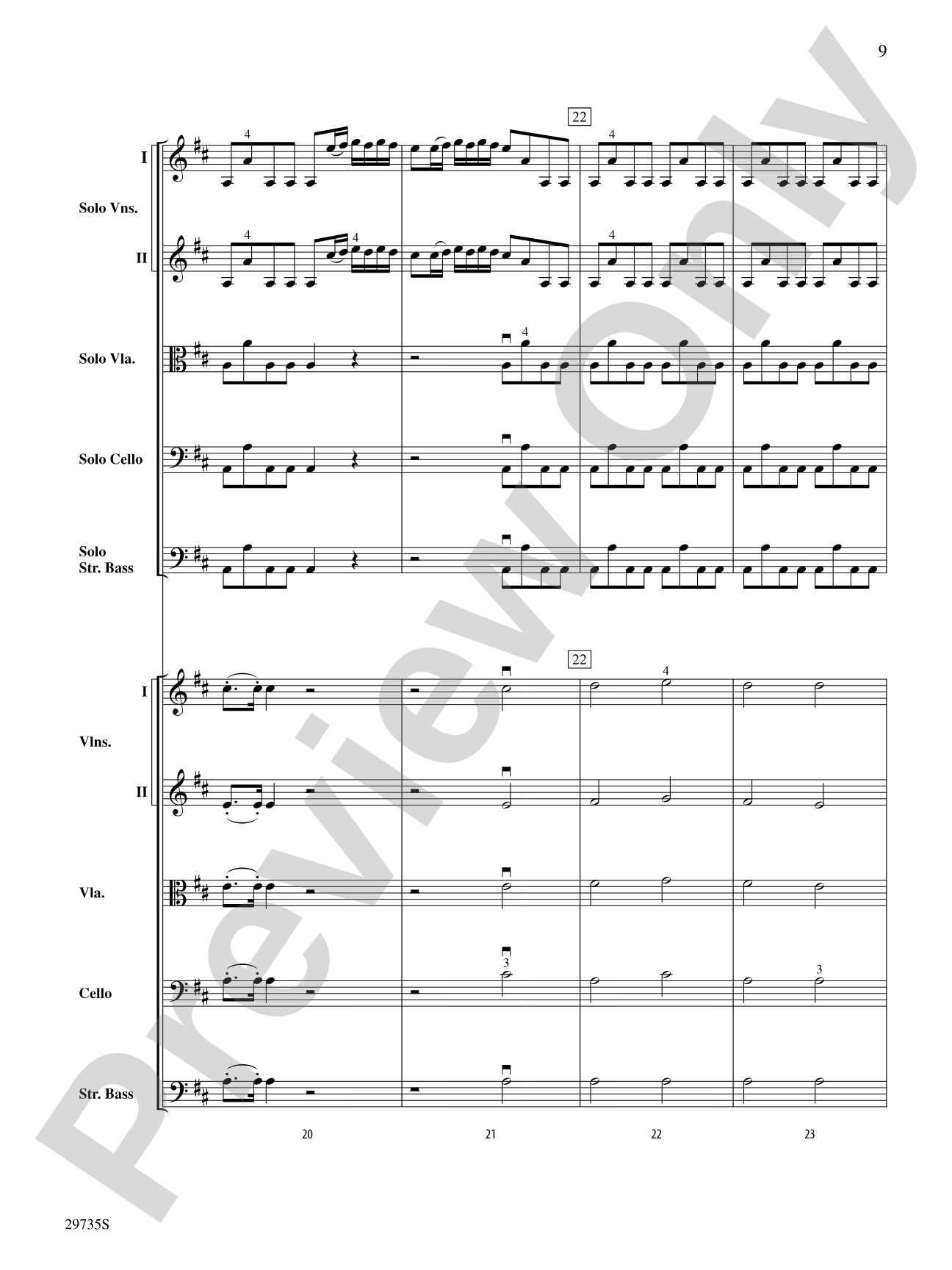 Gloria In Excelsis Deo: Score