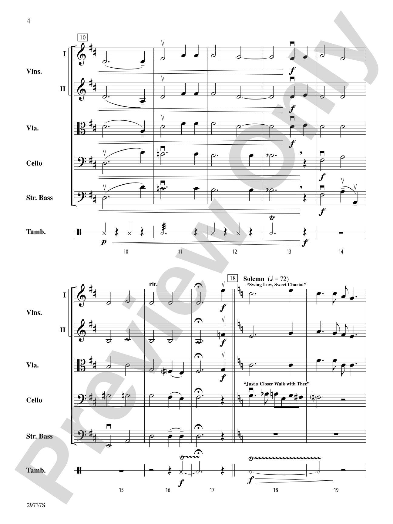 His Spirit of Freedom (Favorite Hymns and Spirituals of Dr. Martin Luther King, Jr.): String Orchestra Conductor Score & Parts