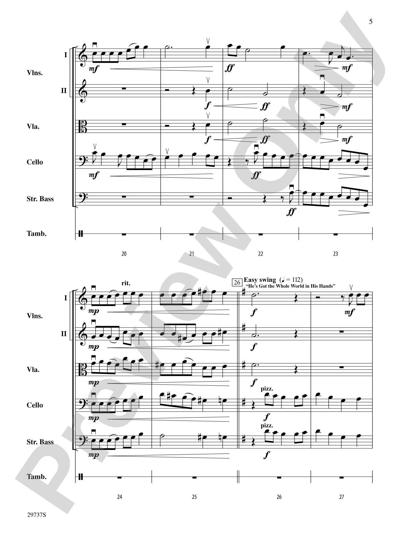 His Spirit of Freedom (Favorite Hymns and Spirituals of Dr. Martin Luther King, Jr.): String Orchestra Conductor Score & Parts