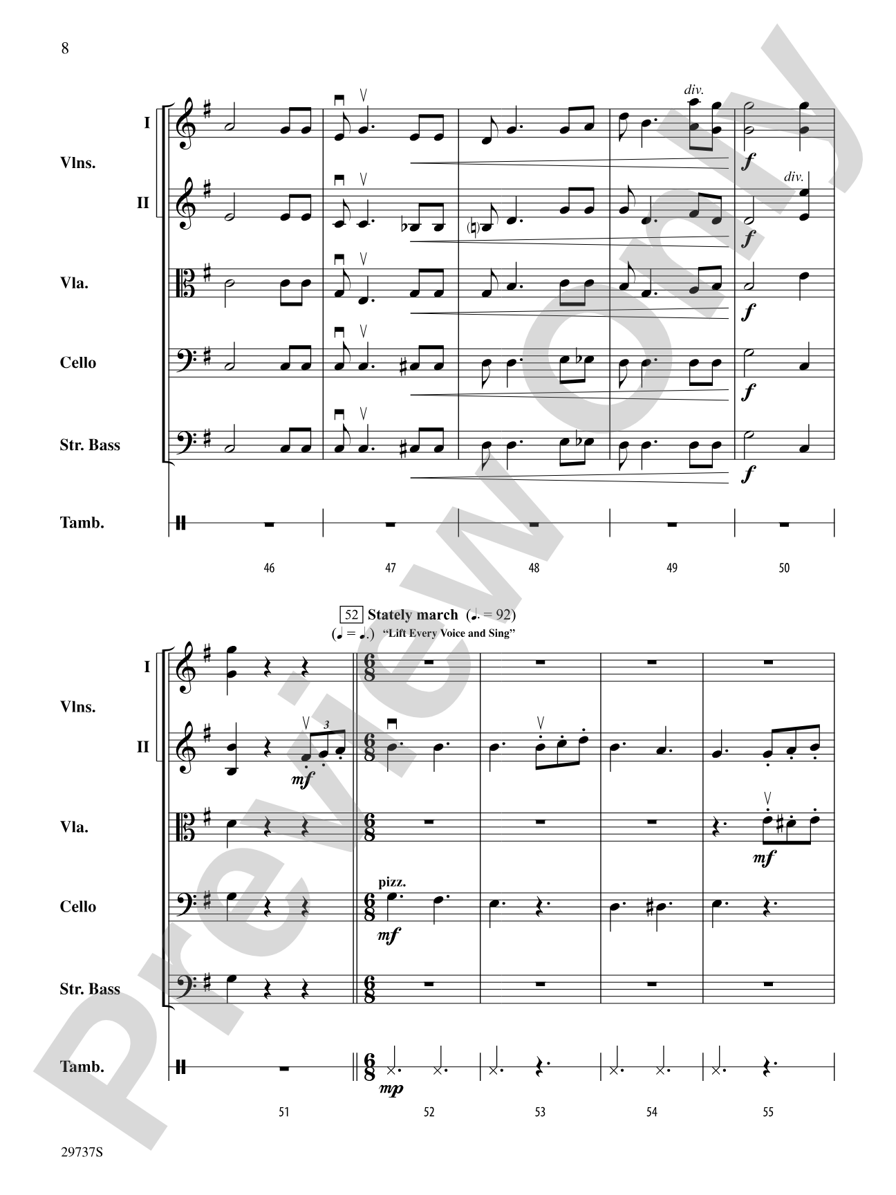 His Spirit of Freedom (Favorite Hymns and Spirituals of Dr. Martin Luther King, Jr.): String Orchestra Conductor Score & Parts