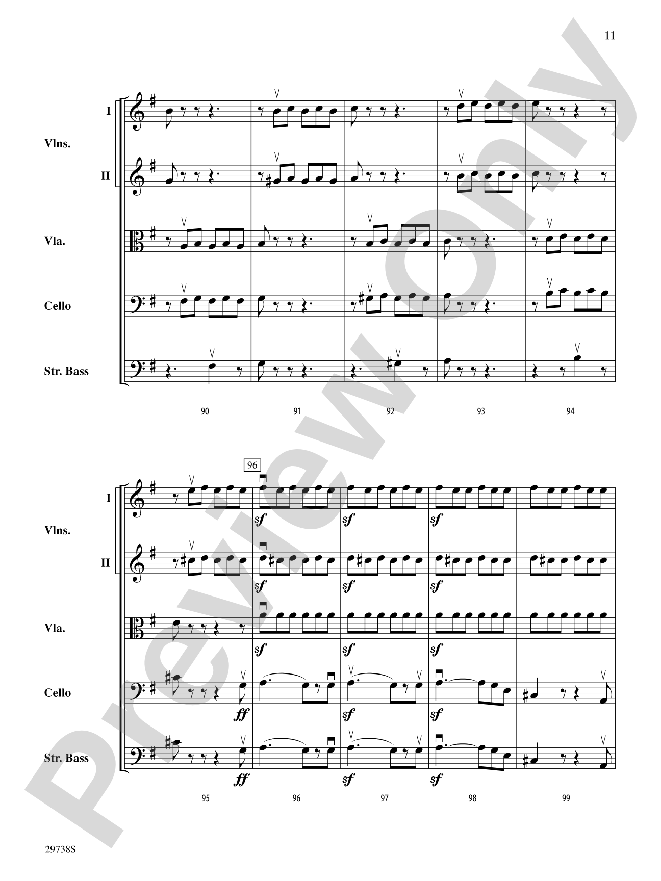 Italian Symphony (First Movement): String Orchestra Conductor Score & Parts