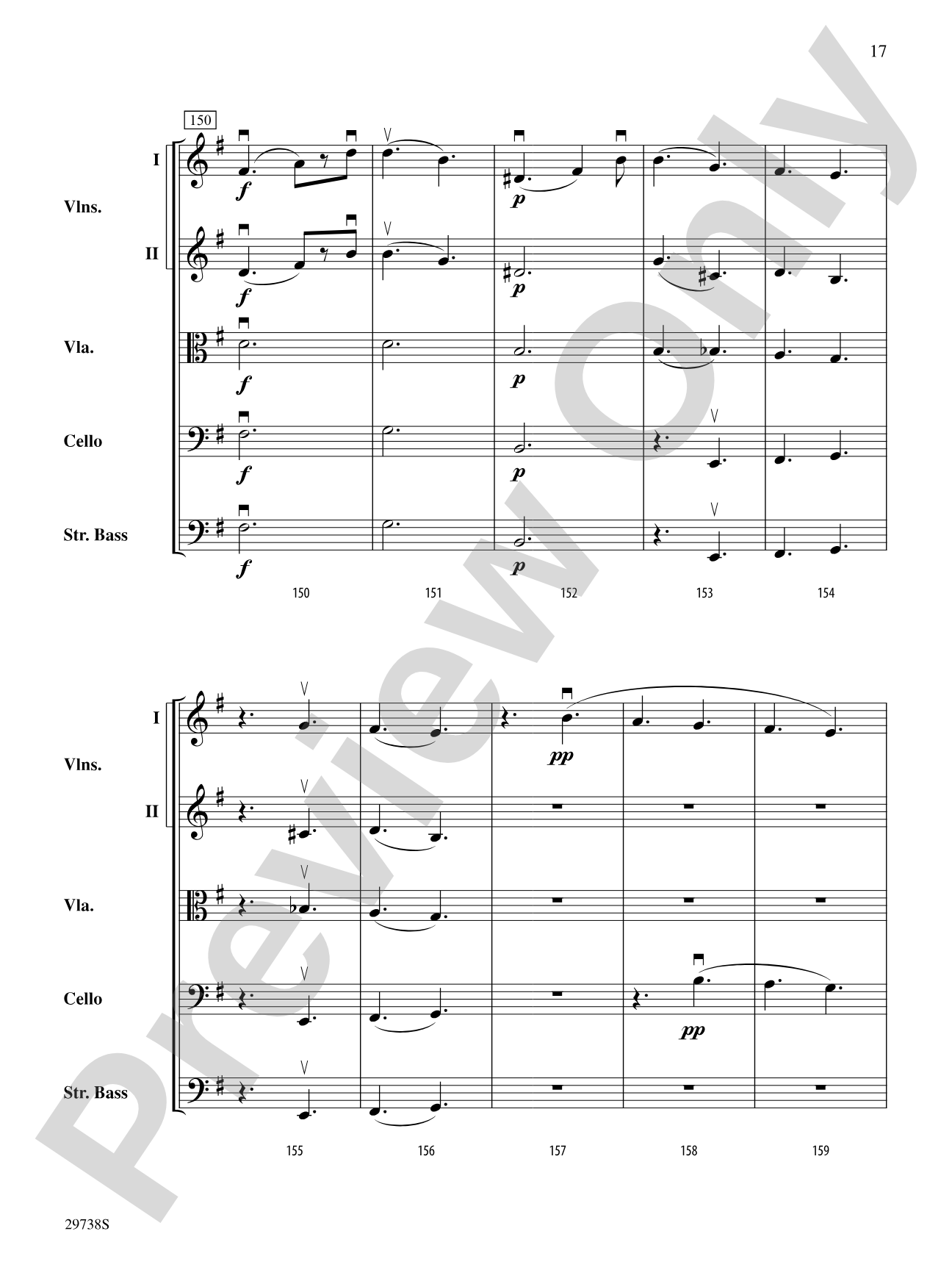 Italian Symphony (First Movement): String Orchestra Conductor Score & Parts
