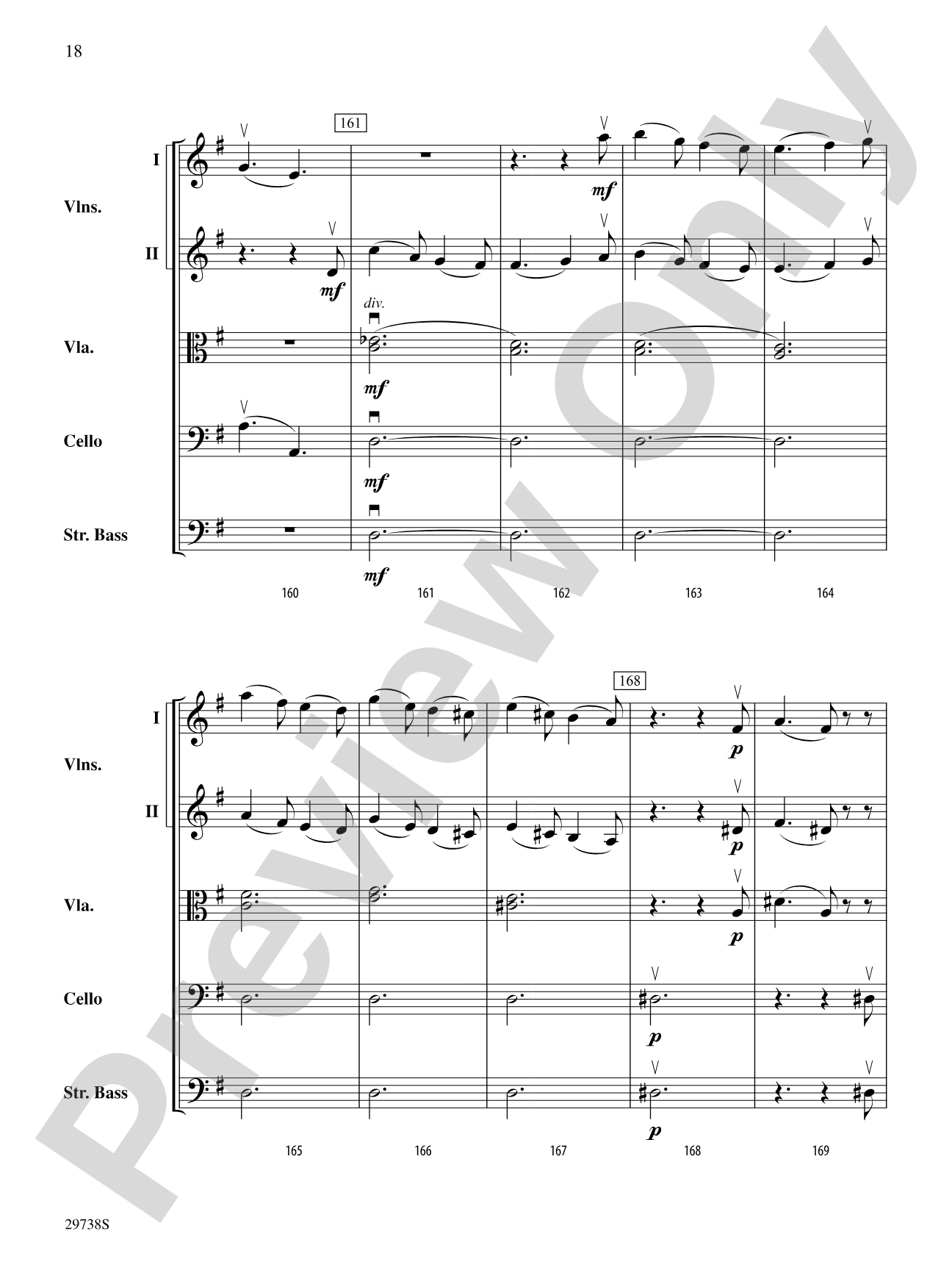 Italian Symphony (First Movement): String Orchestra Conductor Score & Parts