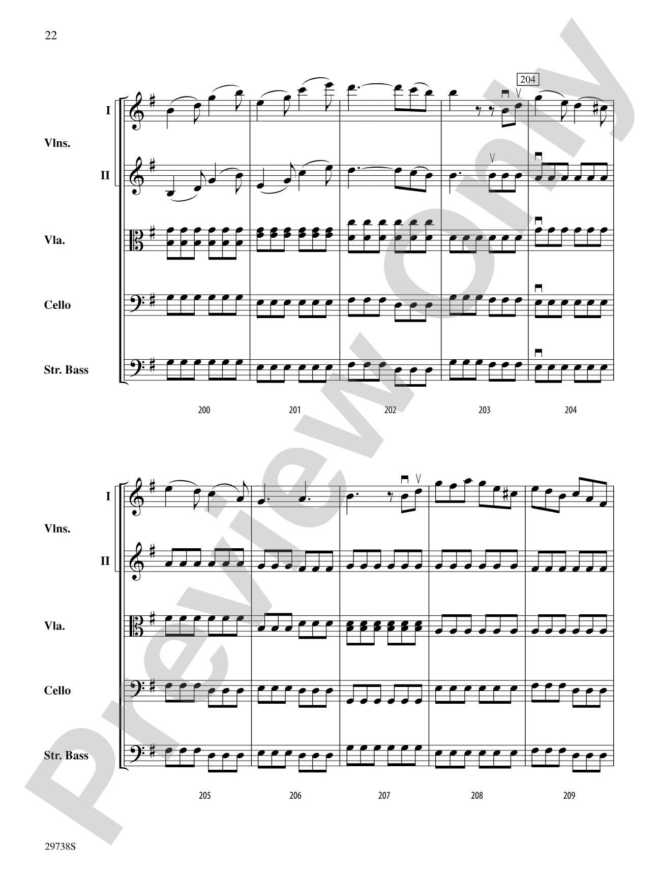 Italian Symphony (First Movement): String Orchestra Conductor Score & Parts