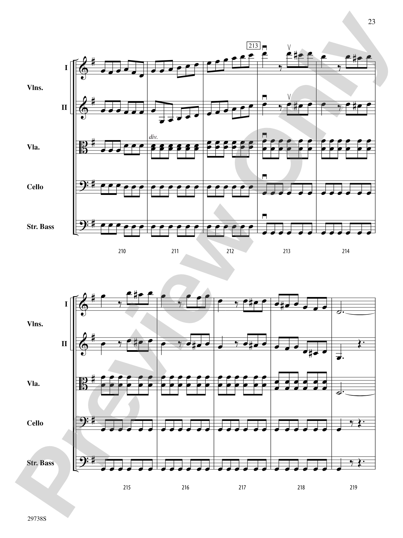 Italian Symphony (First Movement): String Orchestra Conductor Score & Parts