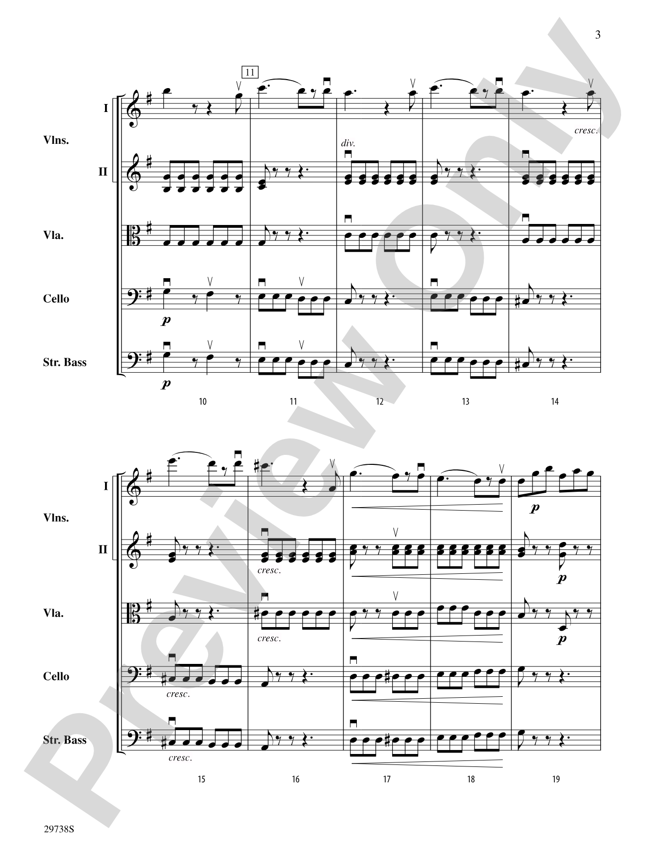 Italian Symphony (First Movement): String Orchestra Conductor Score & Parts