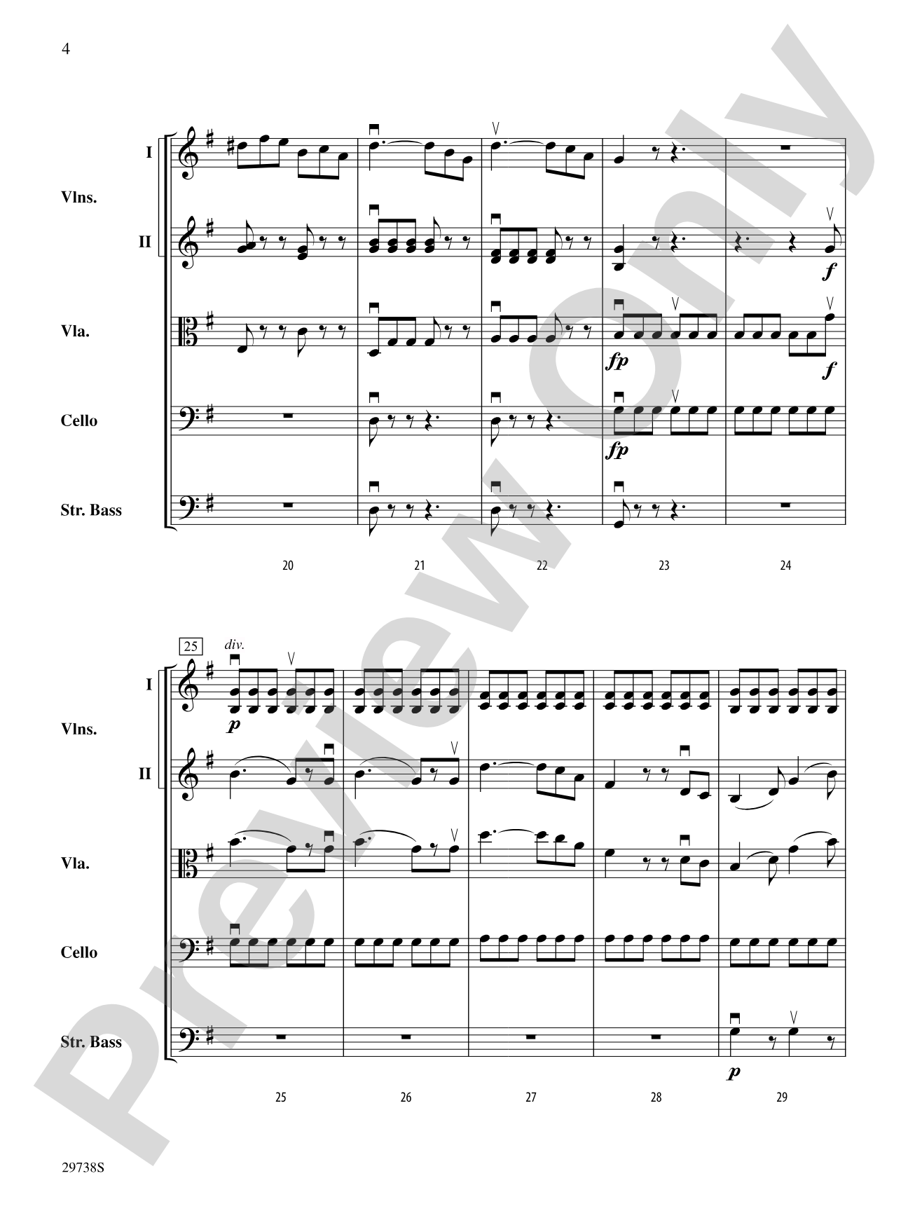 Italian Symphony (First Movement): String Orchestra Conductor Score & Parts