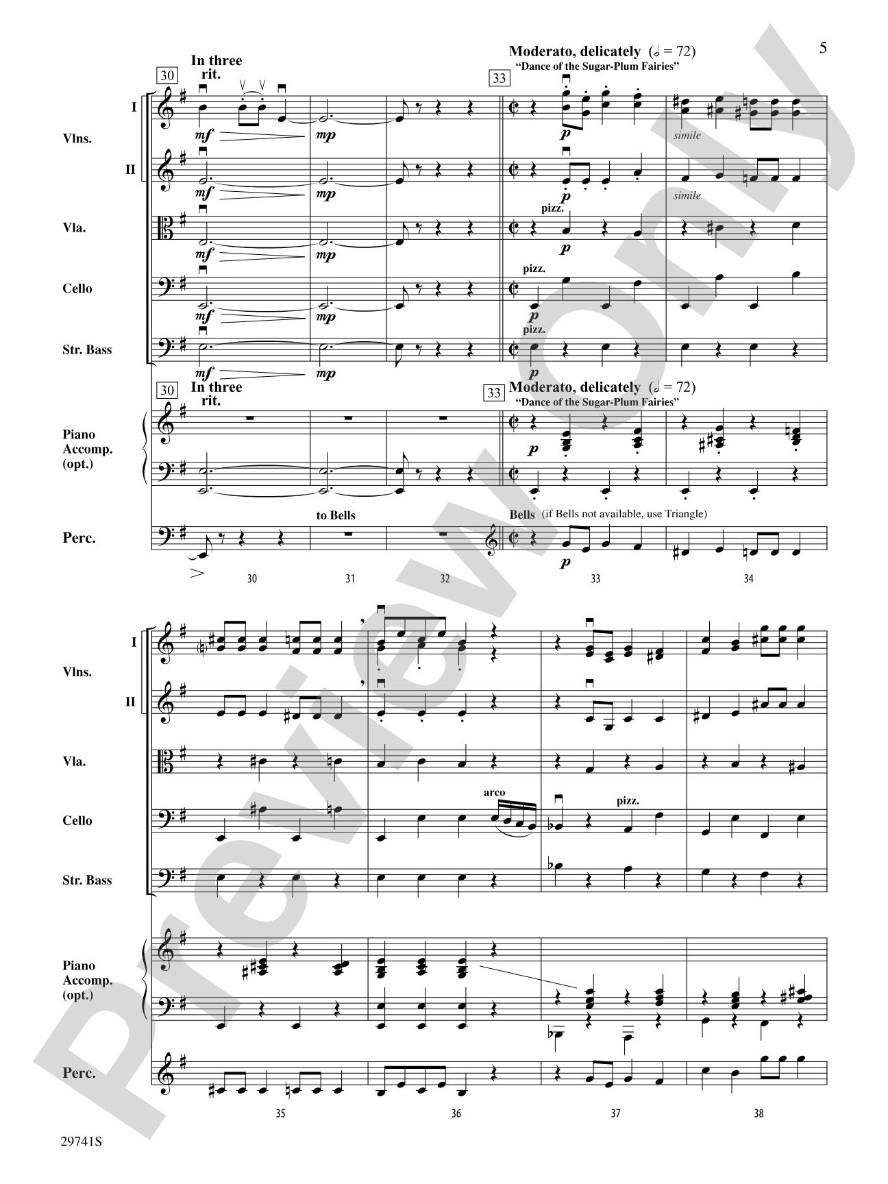 A Christmas Concertette: String Orchestra Conductor Score & Parts