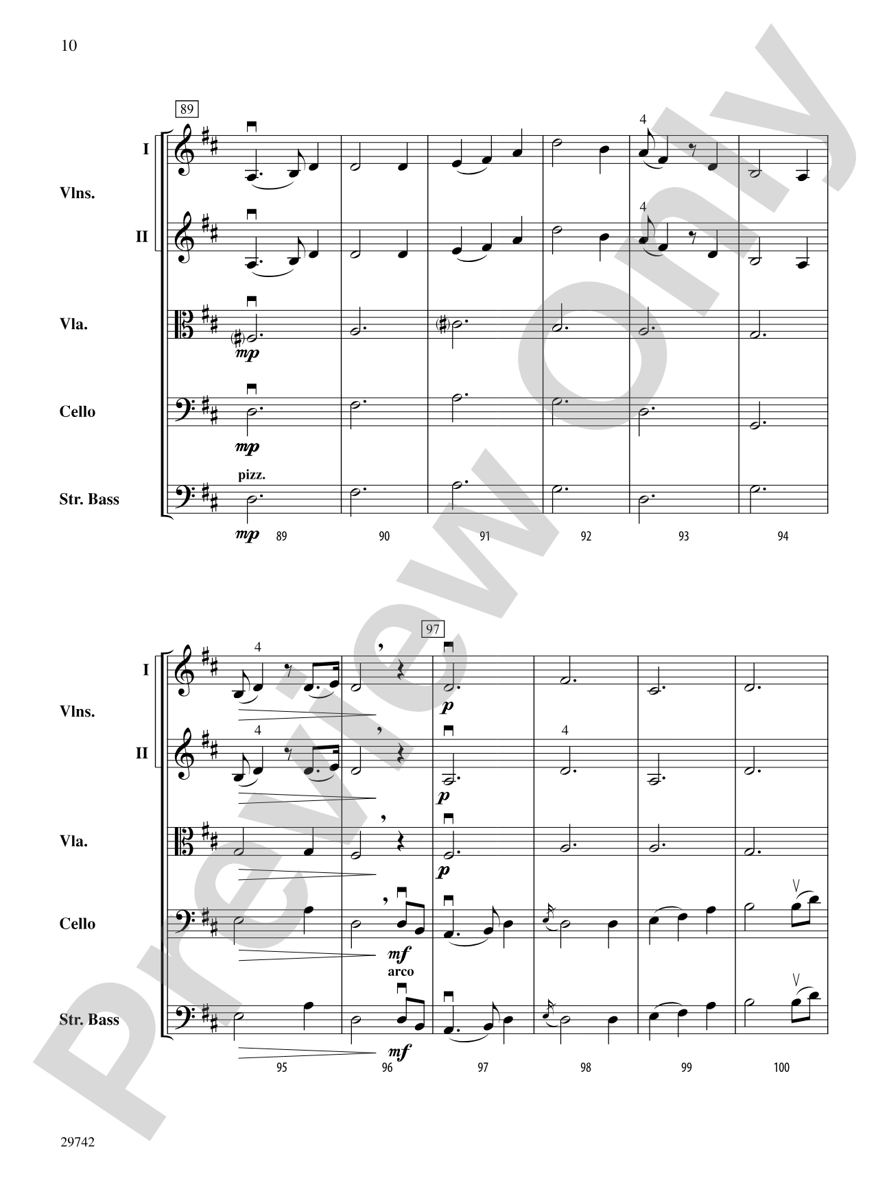 Neil Gow's Lament: String Orchestra Conductor Score & Parts