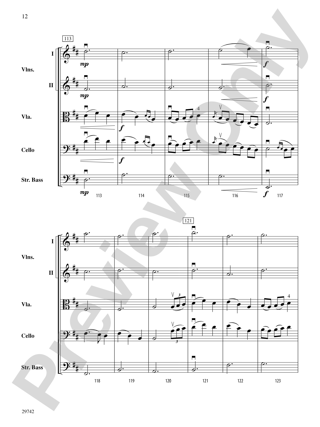 Neil Gow's Lament: String Orchestra Conductor Score & Parts