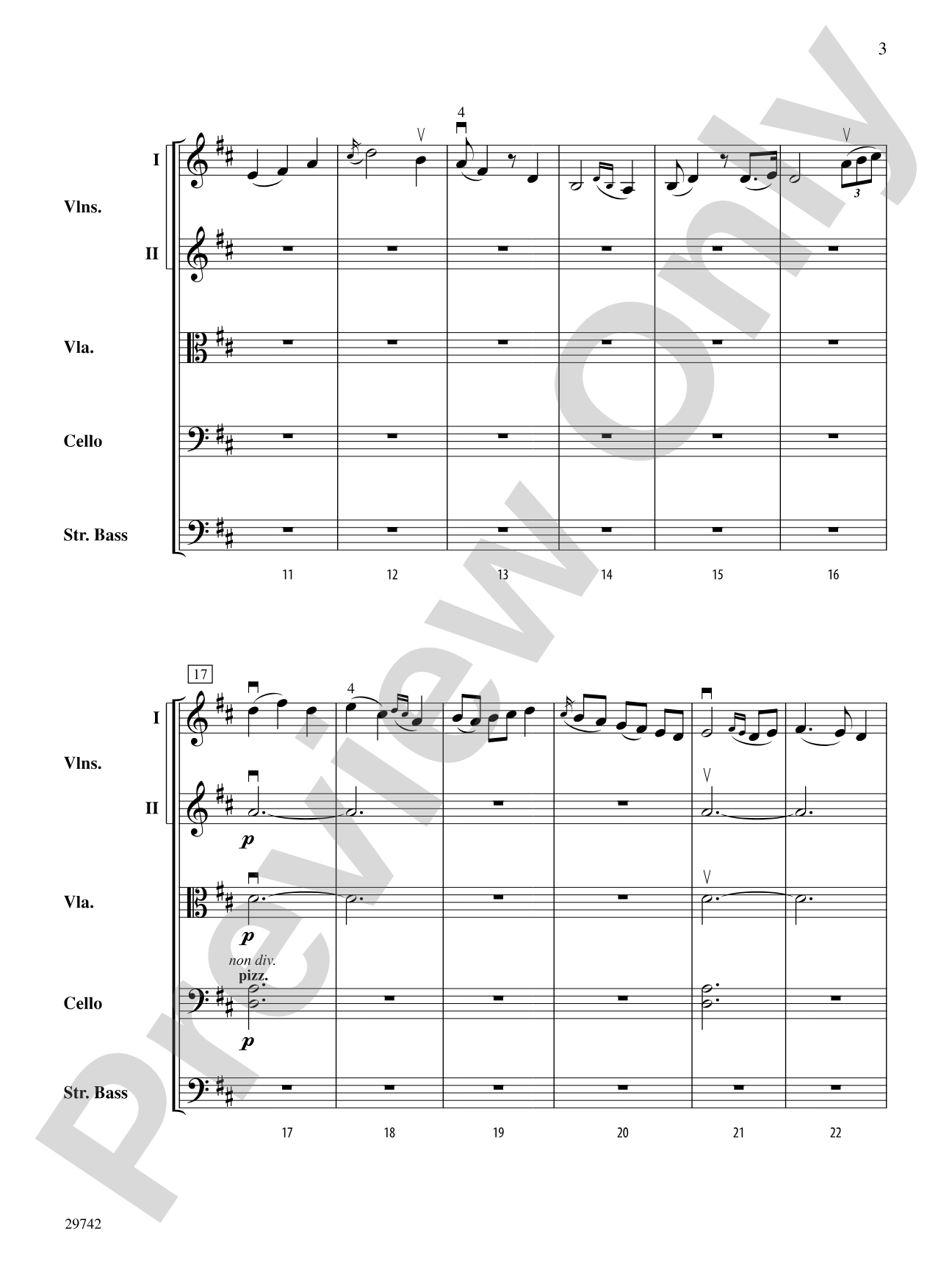 Neil Gow's Lament: String Orchestra Conductor Score & Parts