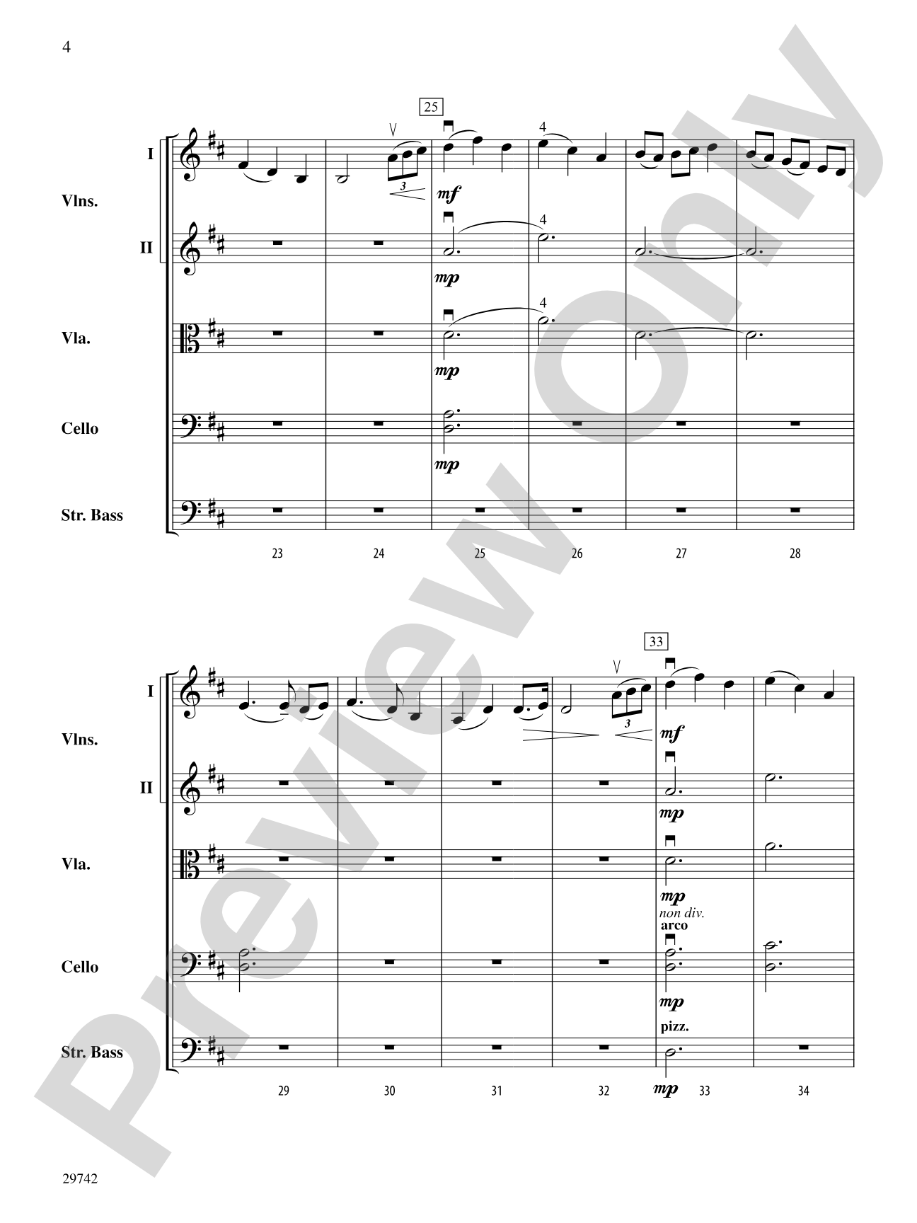 Neil Gow's Lament: String Orchestra Conductor Score & Parts
