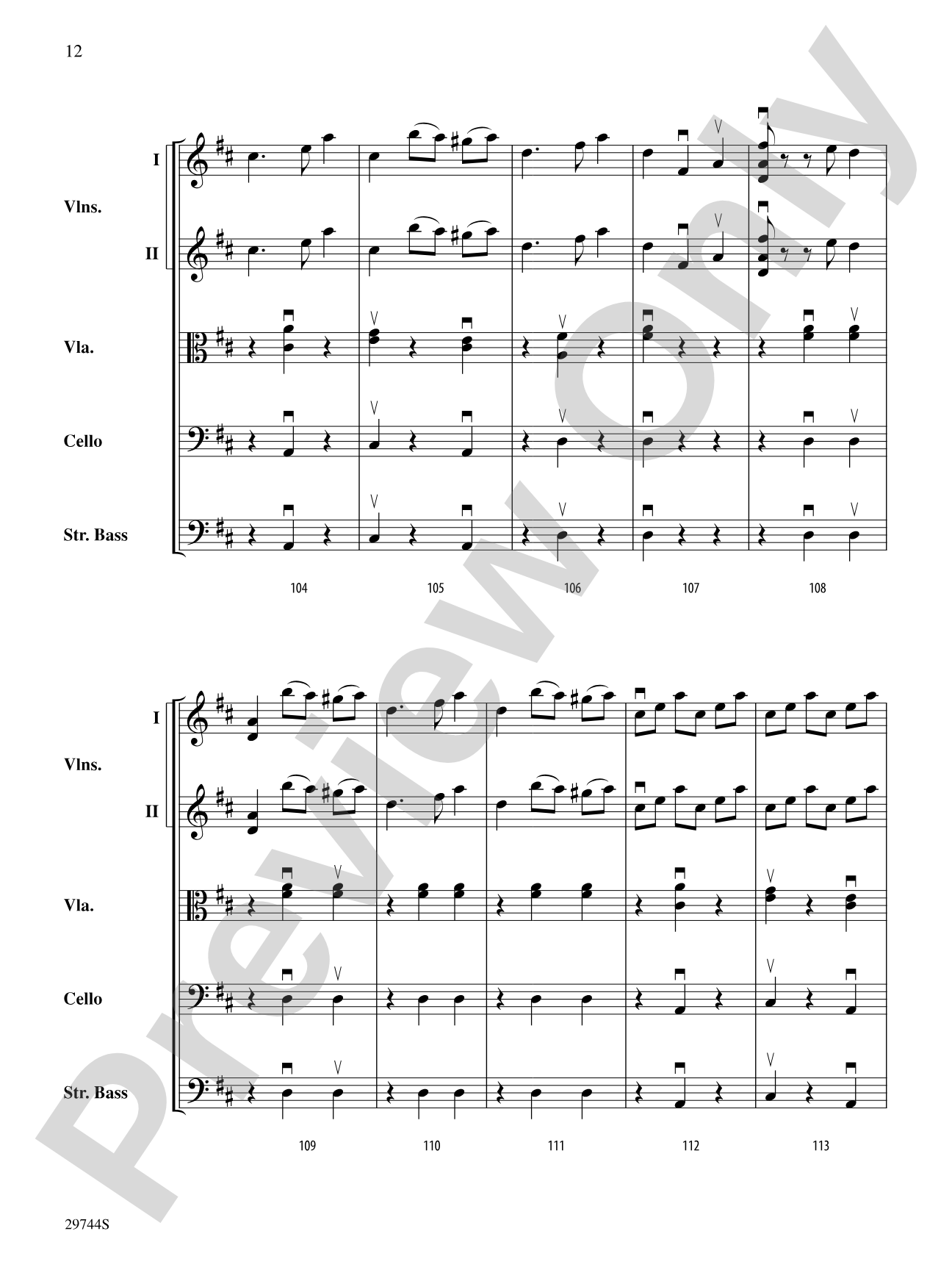 A Southwest Serenade: String Orchestra Conductor Score & Parts