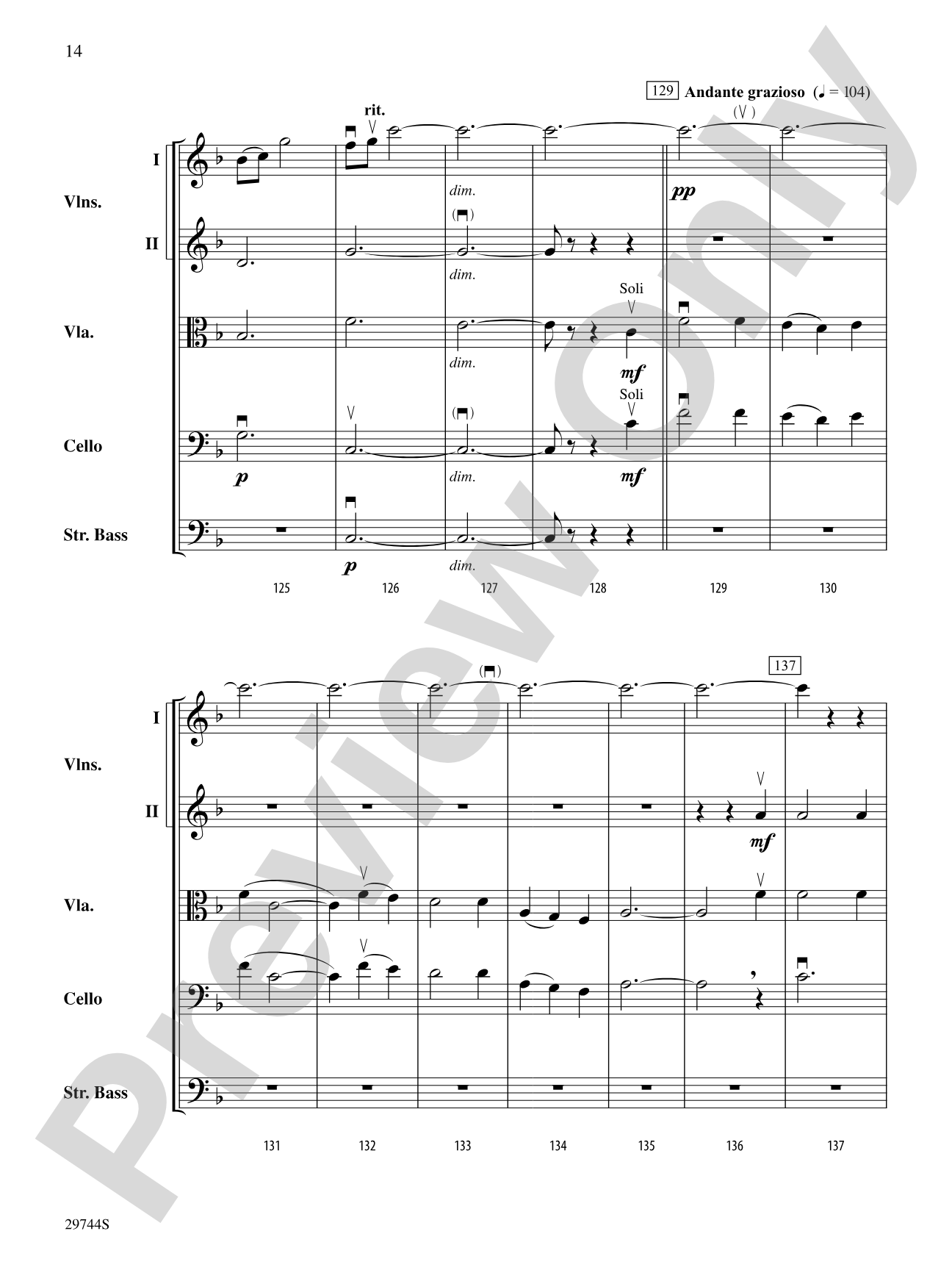 A Southwest Serenade: String Orchestra Conductor Score & Parts