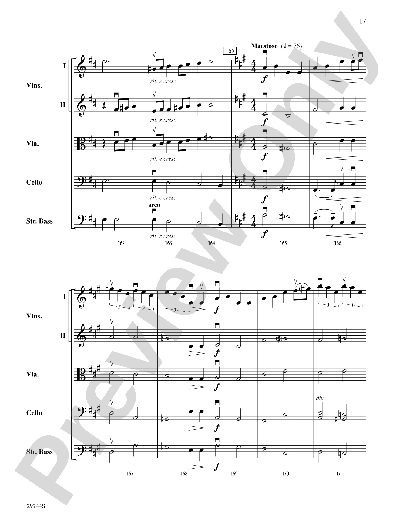A Southwest Serenade: String Orchestra Conductor Score & Parts