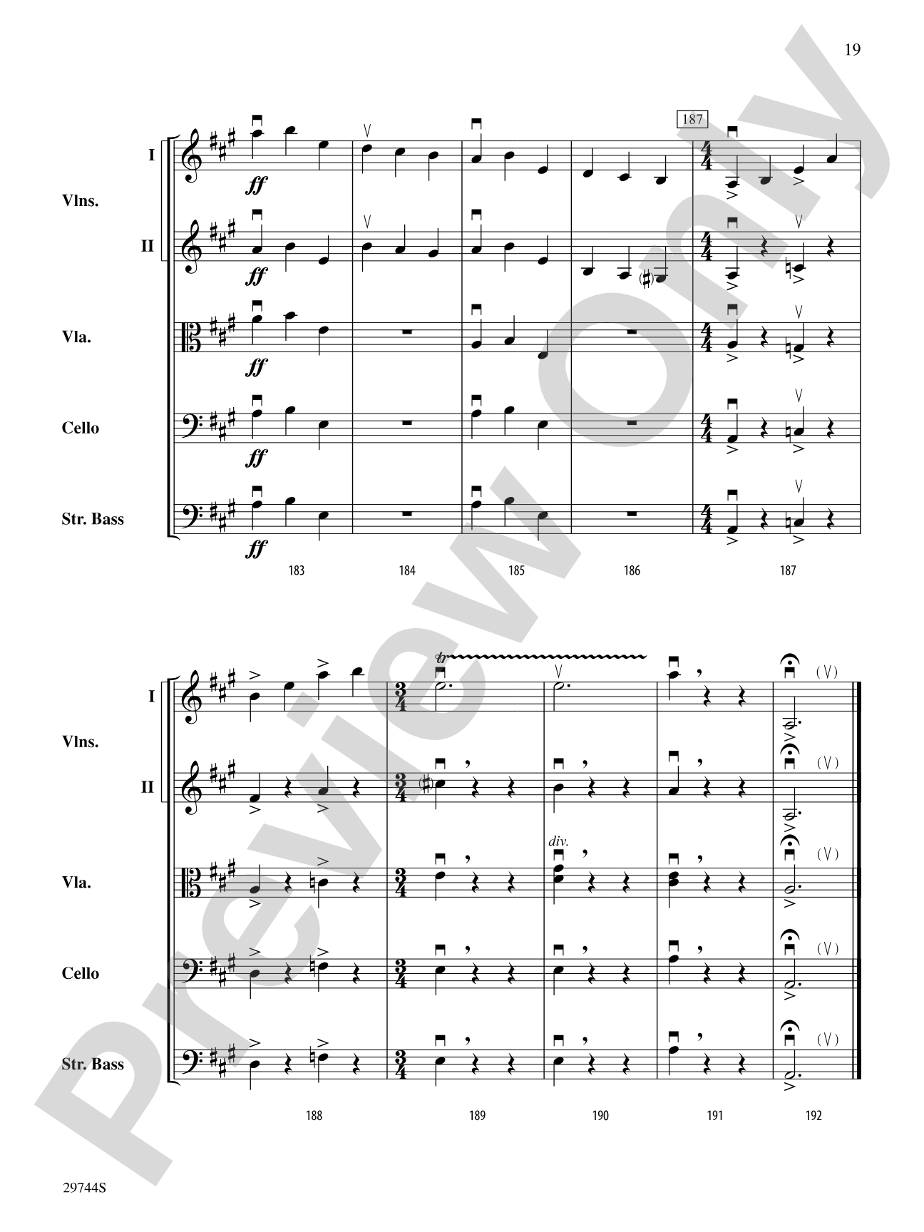A Southwest Serenade: String Orchestra Conductor Score & Parts