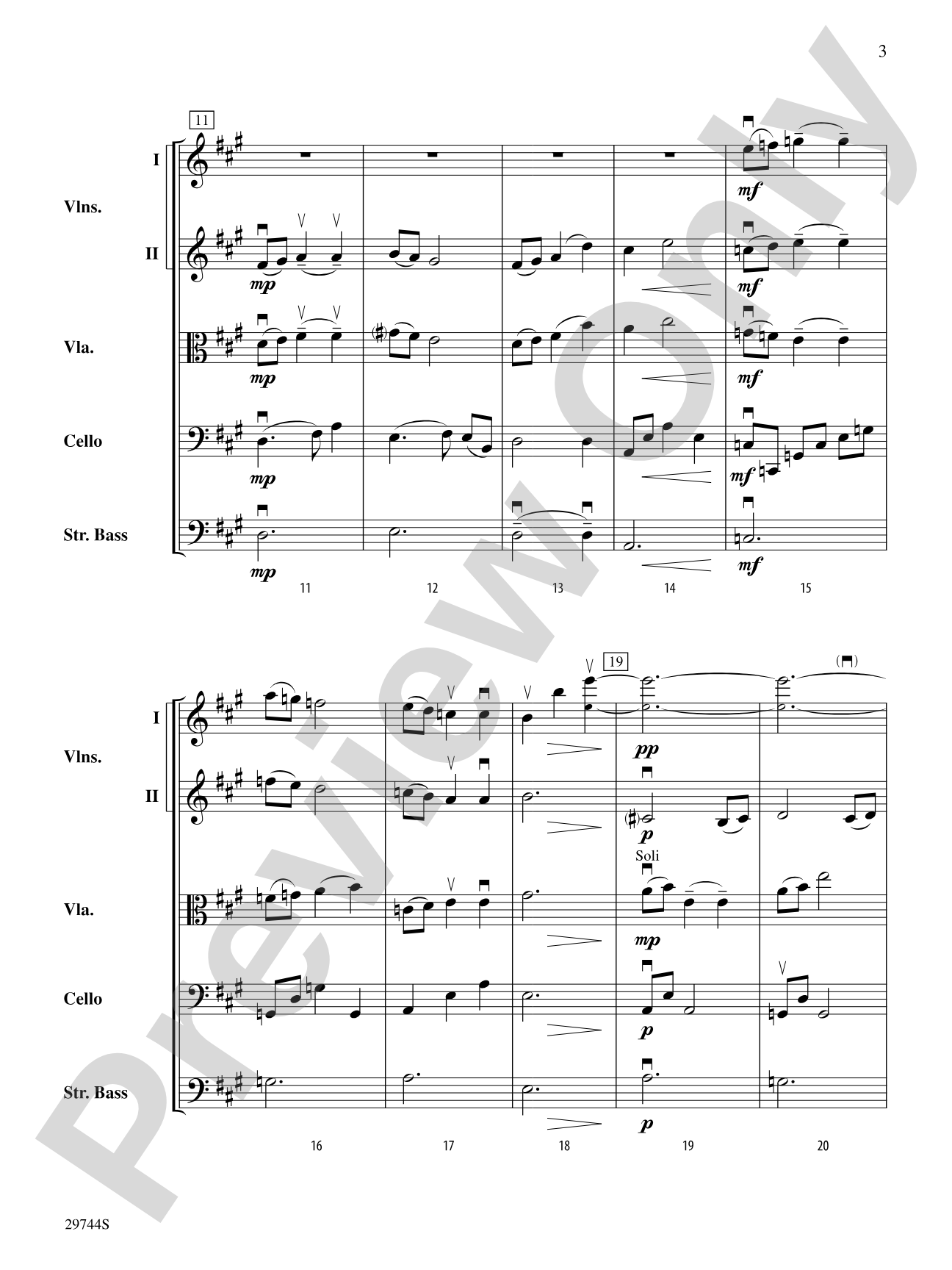 A Southwest Serenade: String Orchestra Conductor Score & Parts