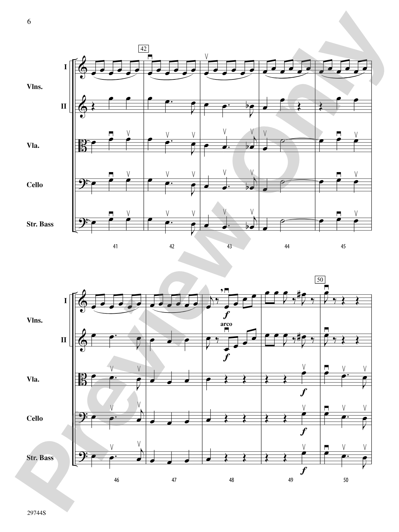 A Southwest Serenade: String Orchestra Conductor Score & Parts