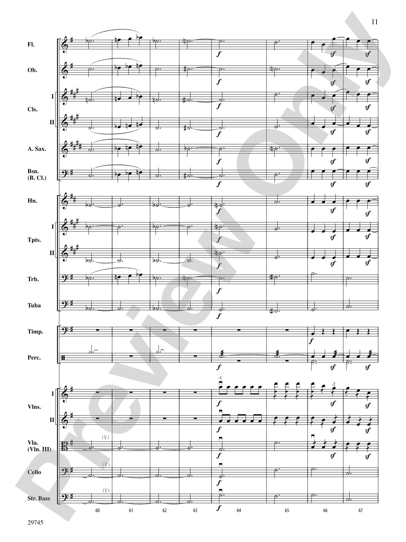 Egmont Overture: Full Orchestra Conductor Score & Parts