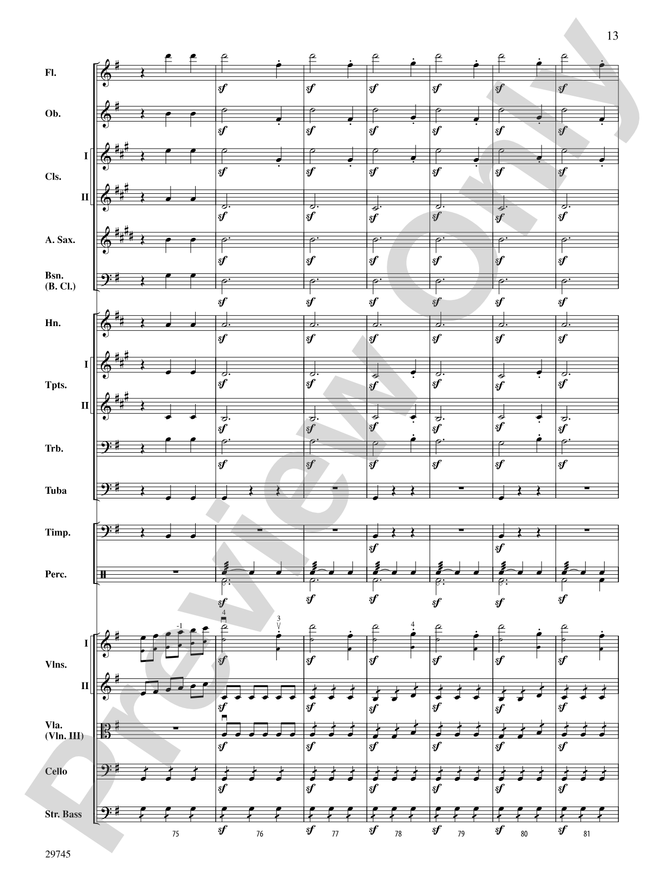 Egmont Overture: Full Orchestra Conductor Score & Parts