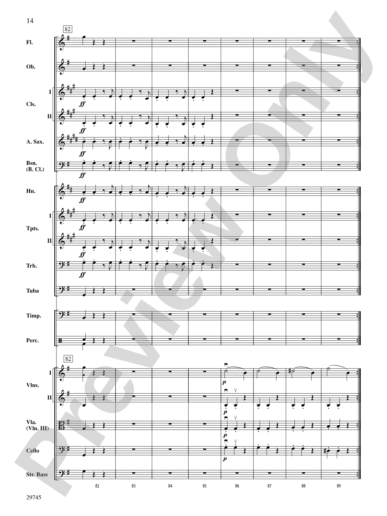 Egmont Overture: Full Orchestra Conductor Score & Parts