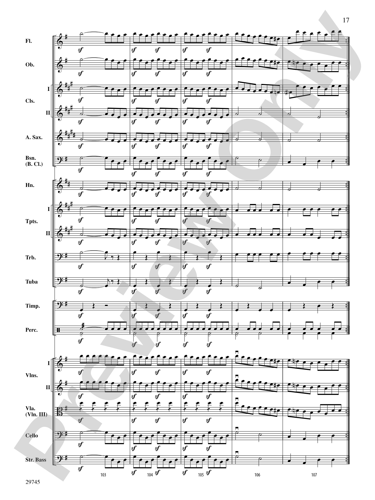 Egmont Overture: Full Orchestra Conductor Score & Parts