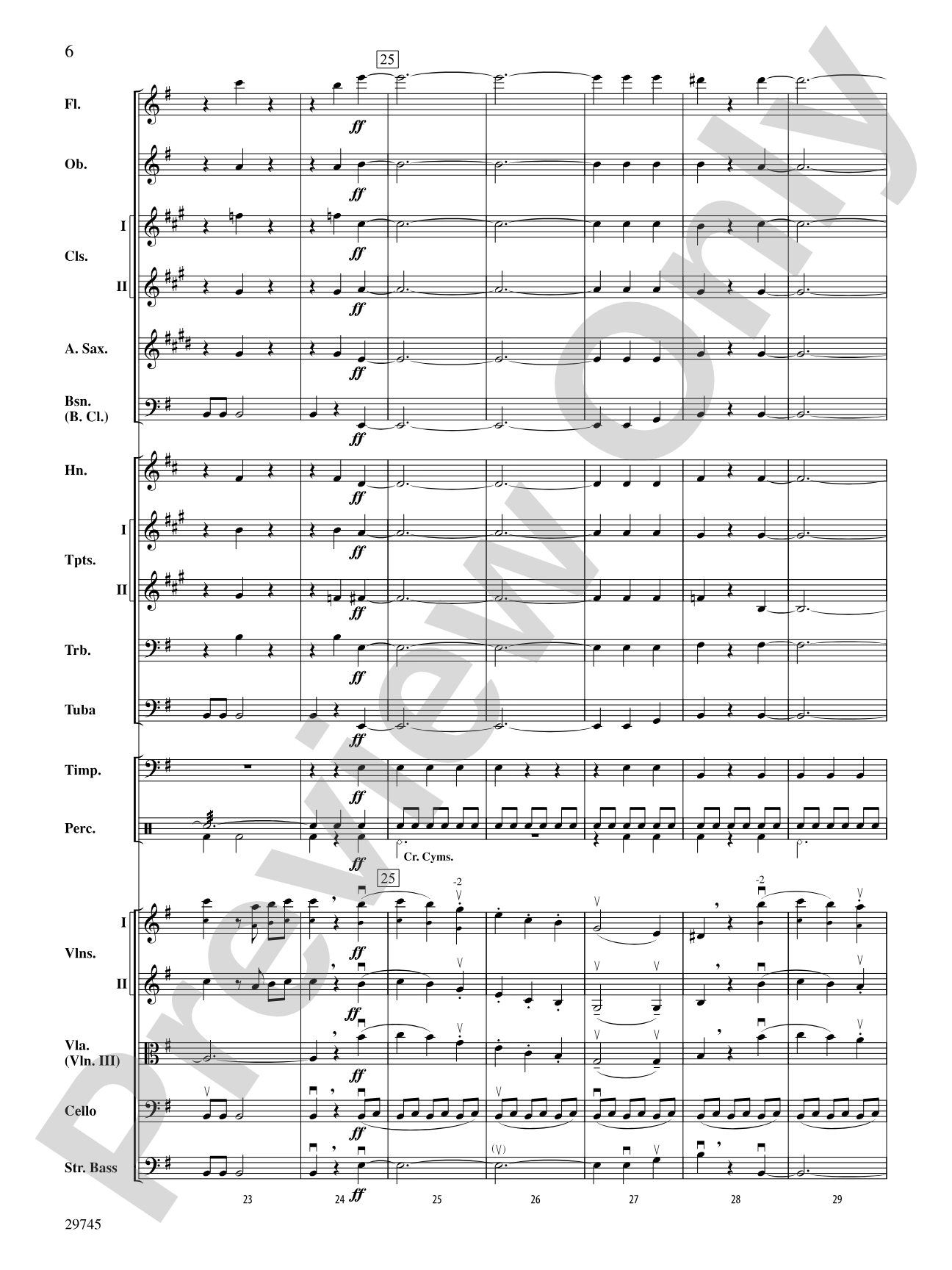 Egmont Overture: Full Orchestra Conductor Score & Parts