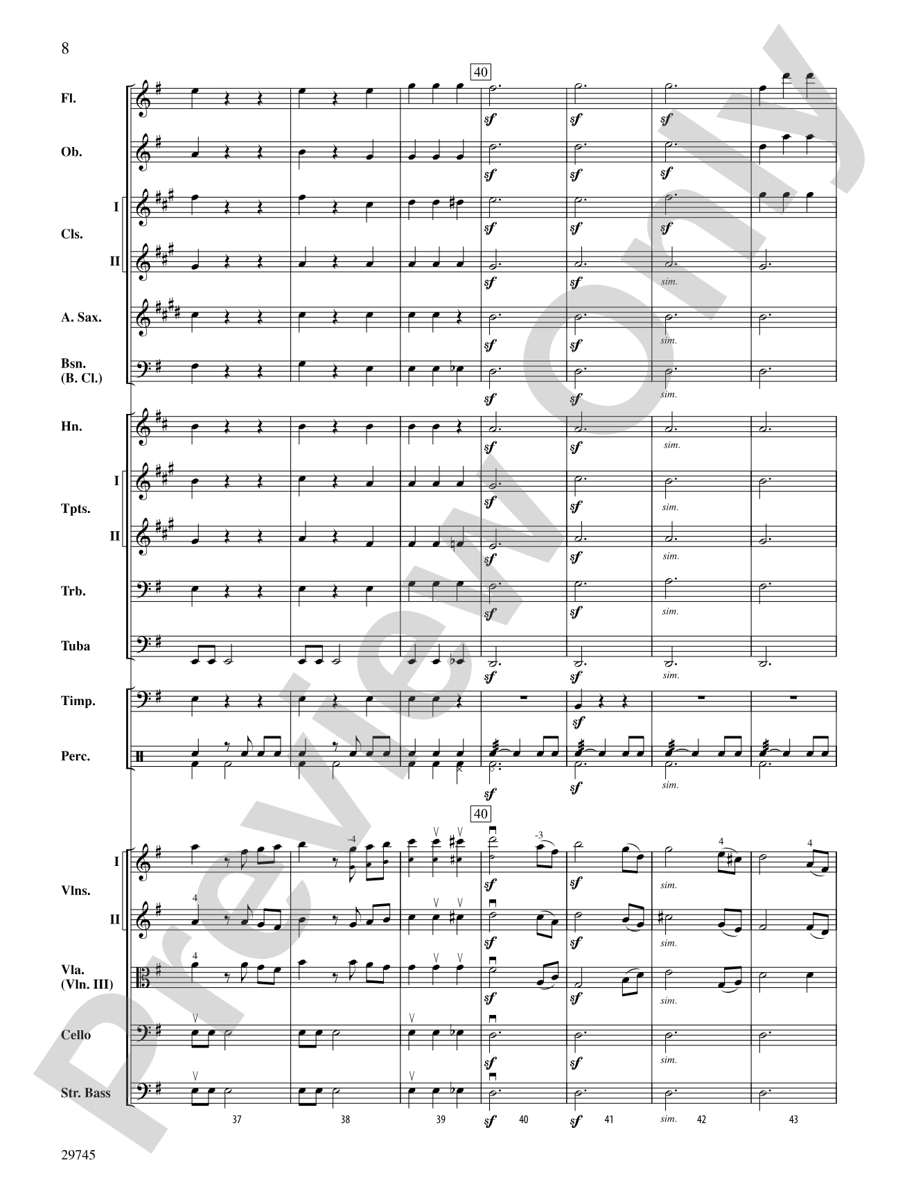 Egmont Overture: Full Orchestra Conductor Score & Parts