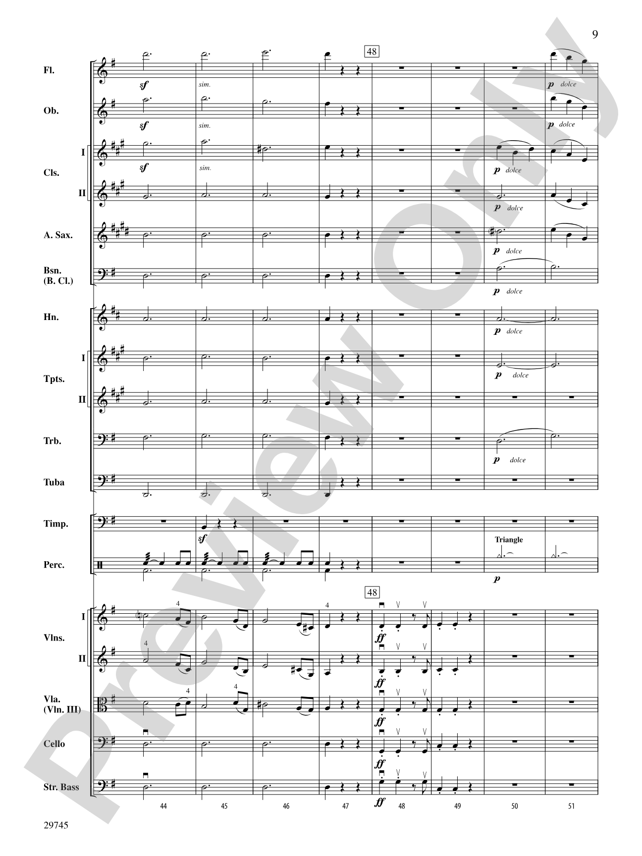 Egmont Overture: Full Orchestra Conductor Score & Parts