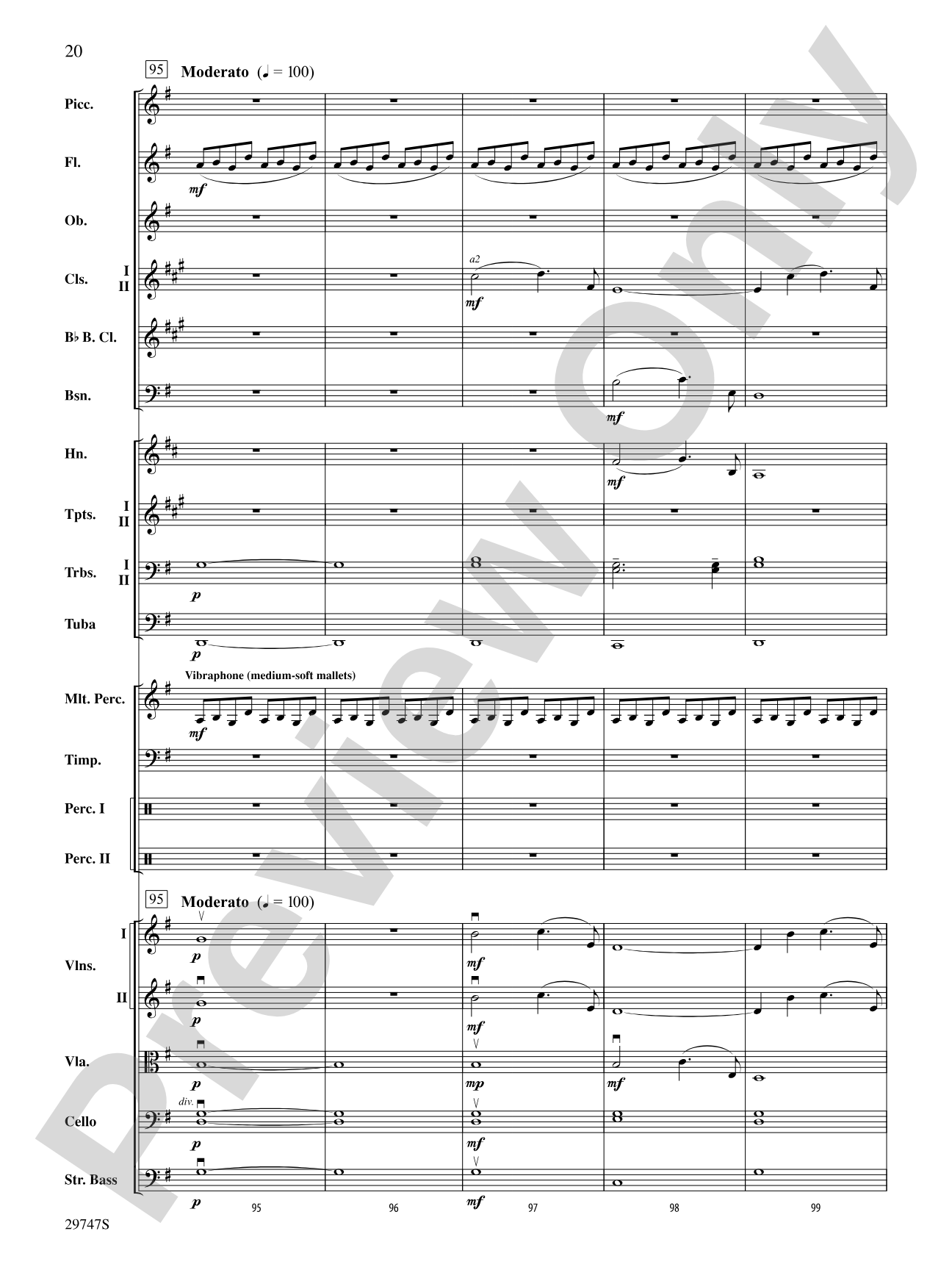 Soliloquy for Orchestra: Full Orchestra Conductor Score & Parts