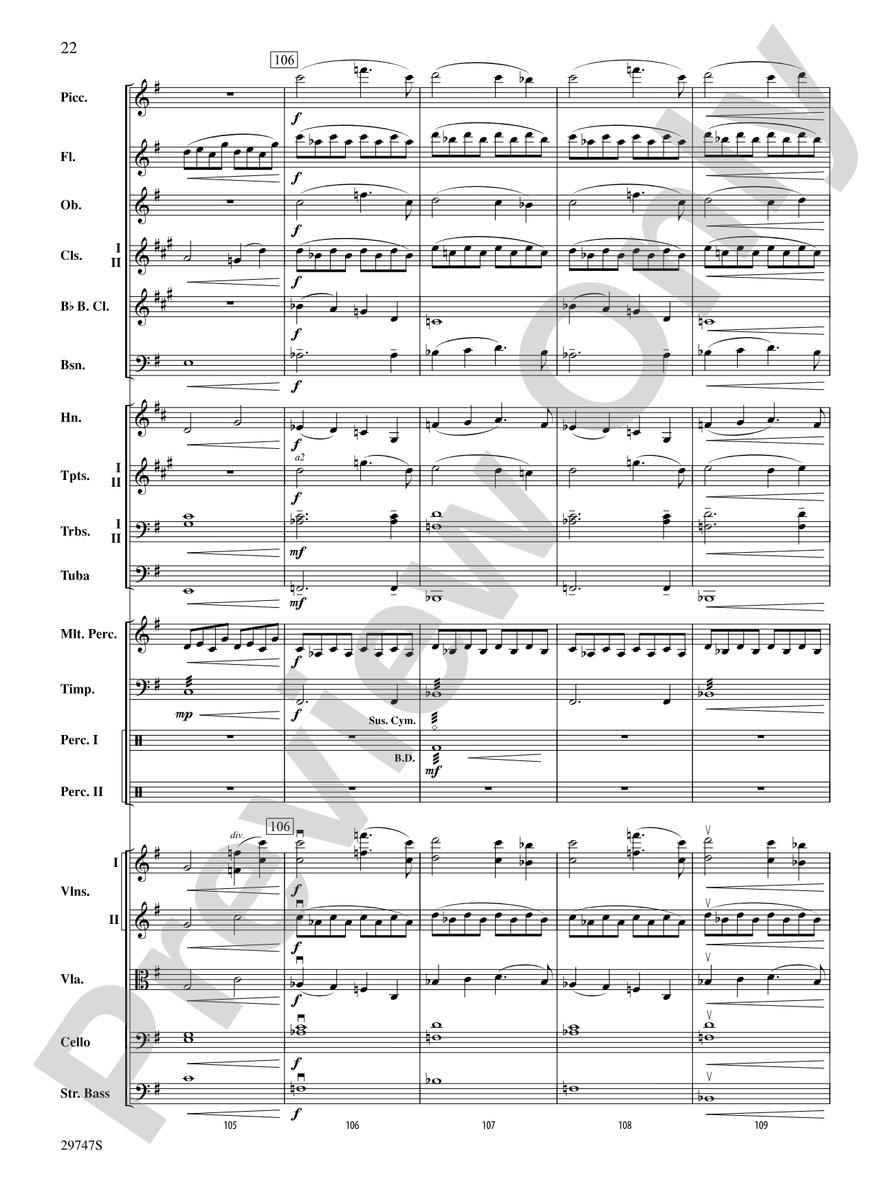 Soliloquy for Orchestra: Full Orchestra Conductor Score & Parts
