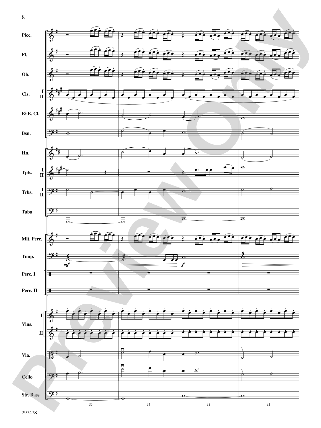 Soliloquy for Orchestra: Full Orchestra Conductor Score & Parts