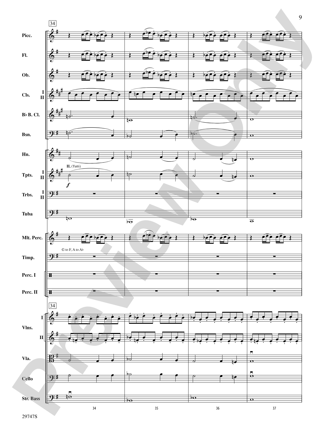 Soliloquy for Orchestra: Full Orchestra Conductor Score & Parts