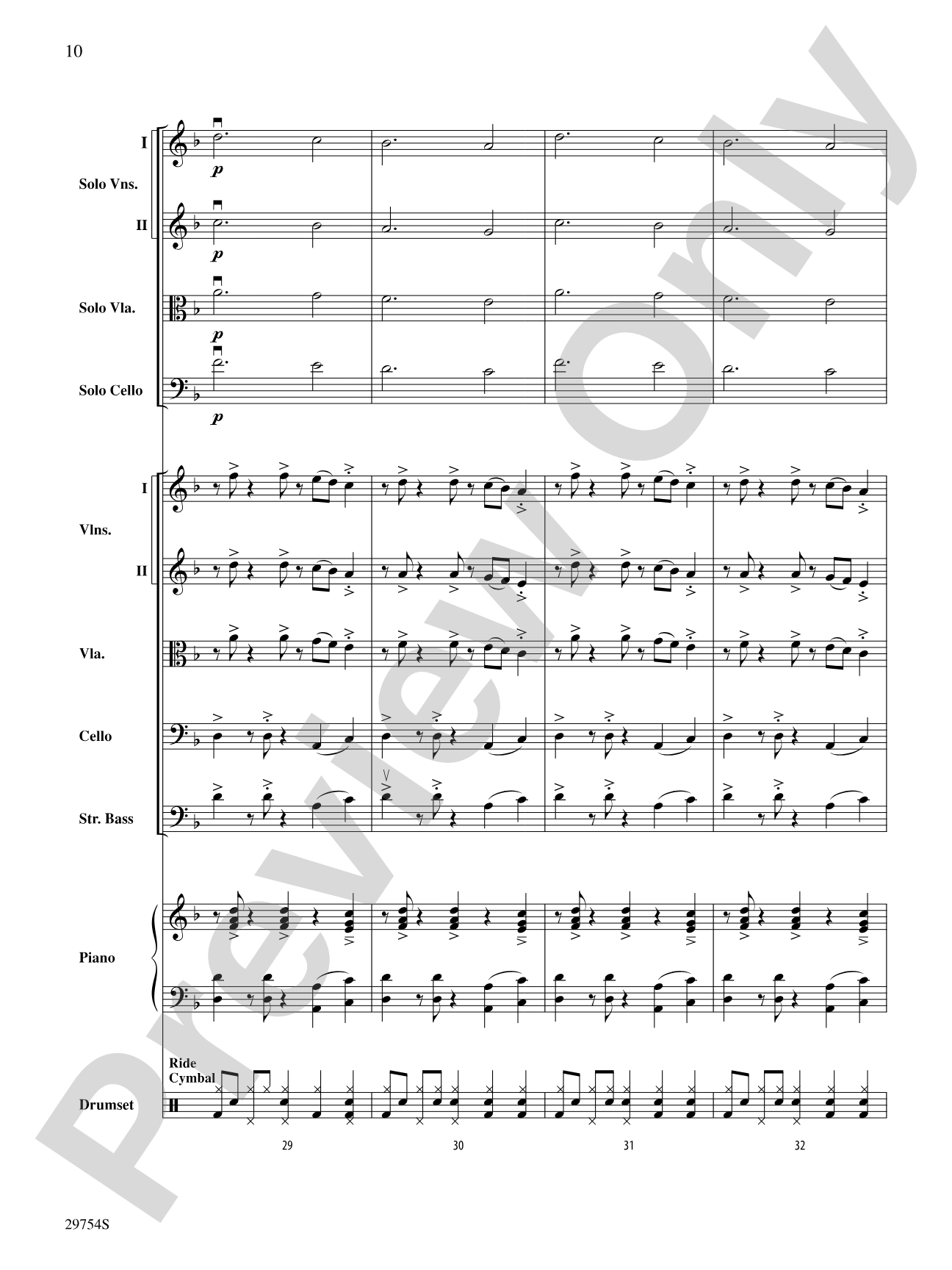Five Ukrainians in a Bell Tower (Ukrainian Bell Carol): String Orchestra Conductor Score & Parts